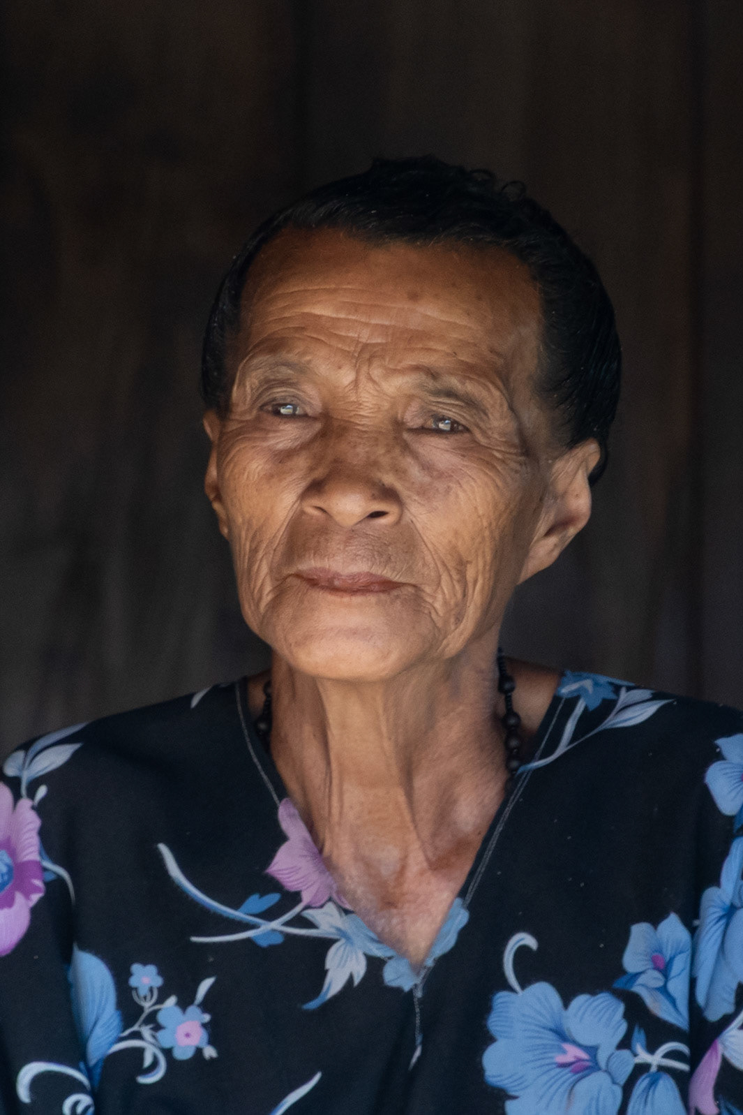 Elderly lady, Wologai, Indonesia