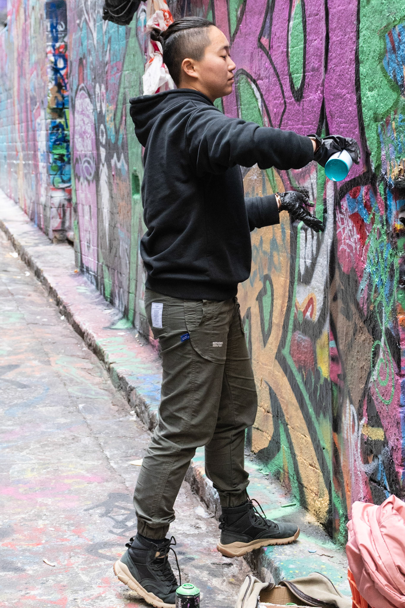 Street Artist, Melbourne, Australia, 2018