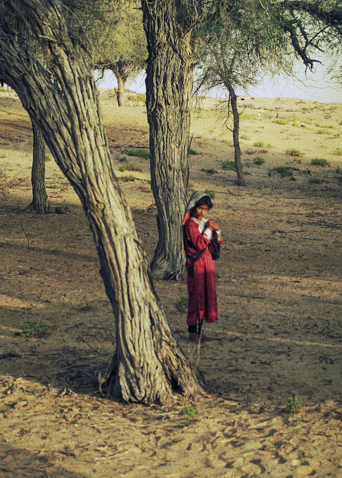Young girl, "Woodlands", Wahiba Sands