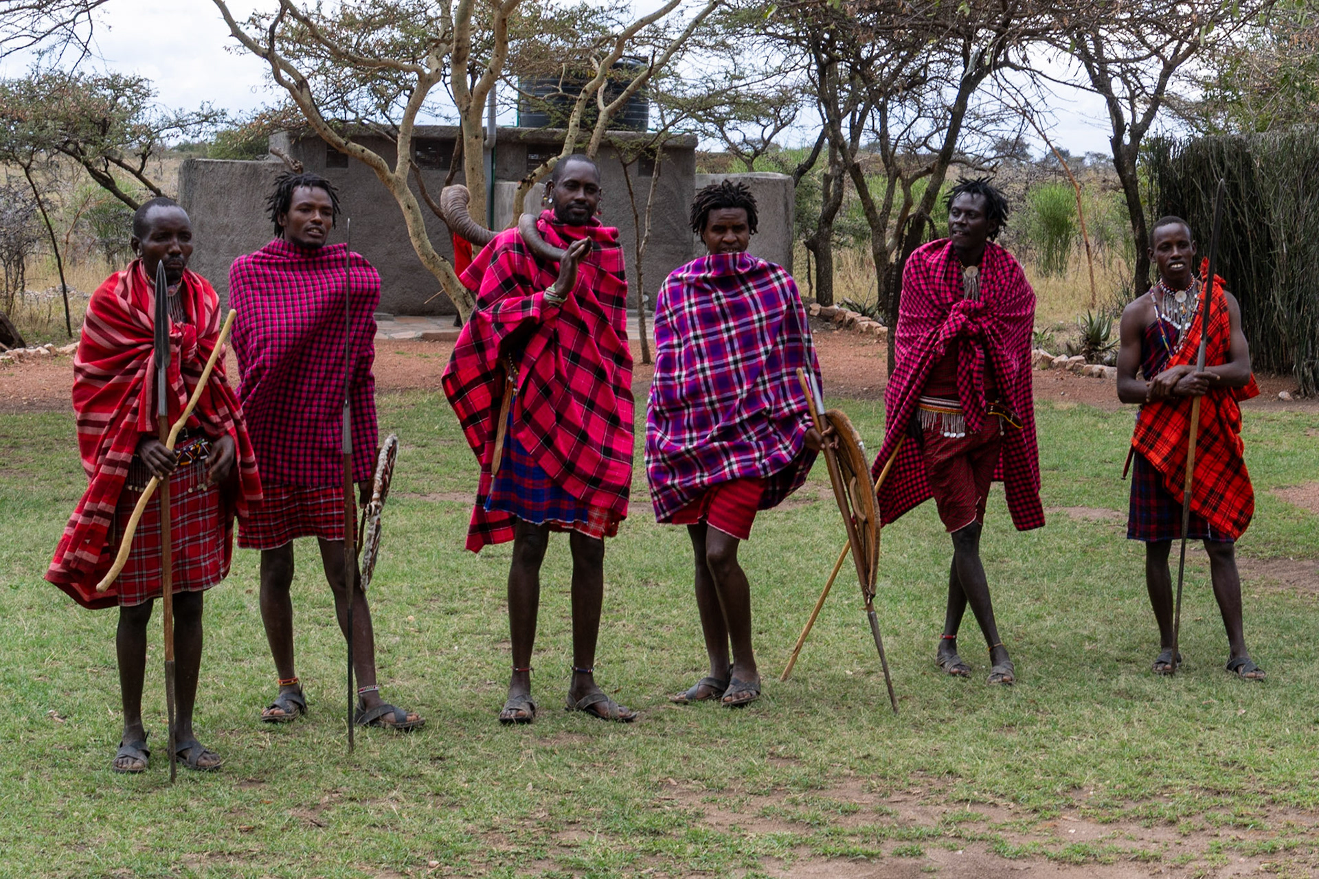 Maasai Warriors, Maasai Village, Tepesua, Kenya
