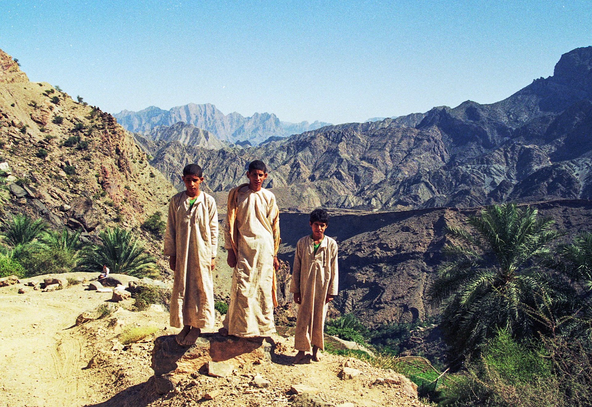 Local boys, Wadi Sahtan