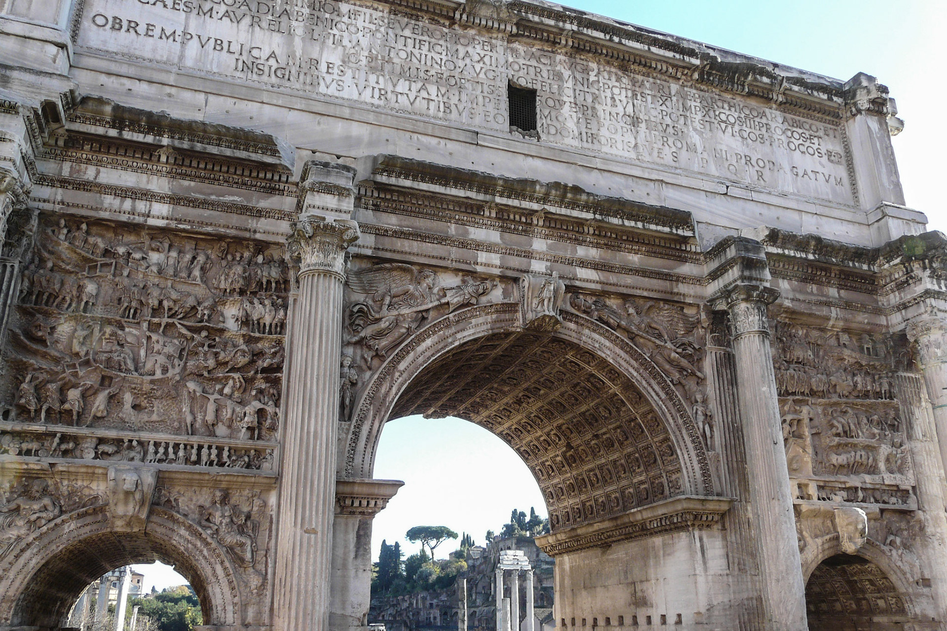 Arch of Septimus Severus, Rome