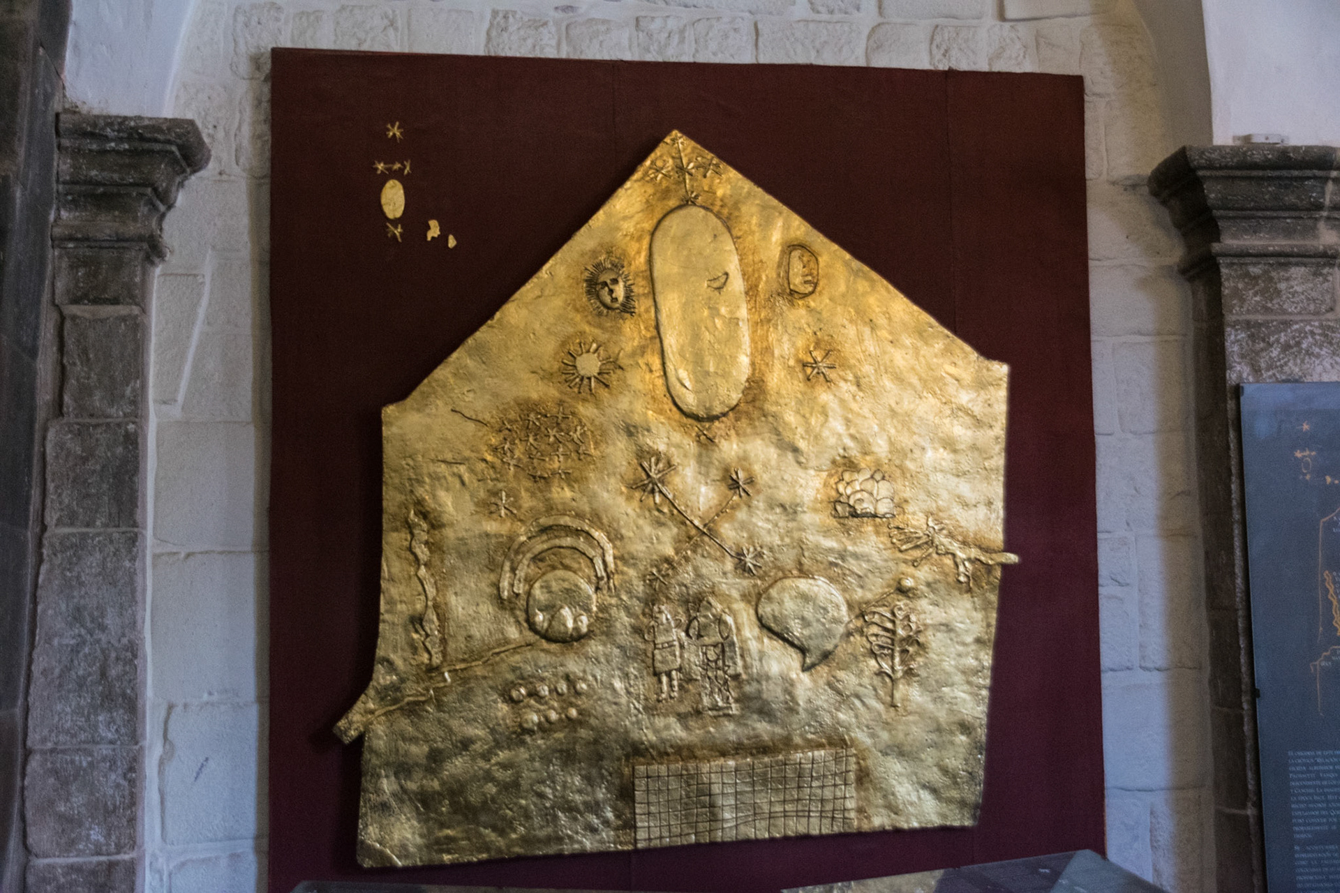 Inca gold map of the stars, Qorikancha, Cusco
