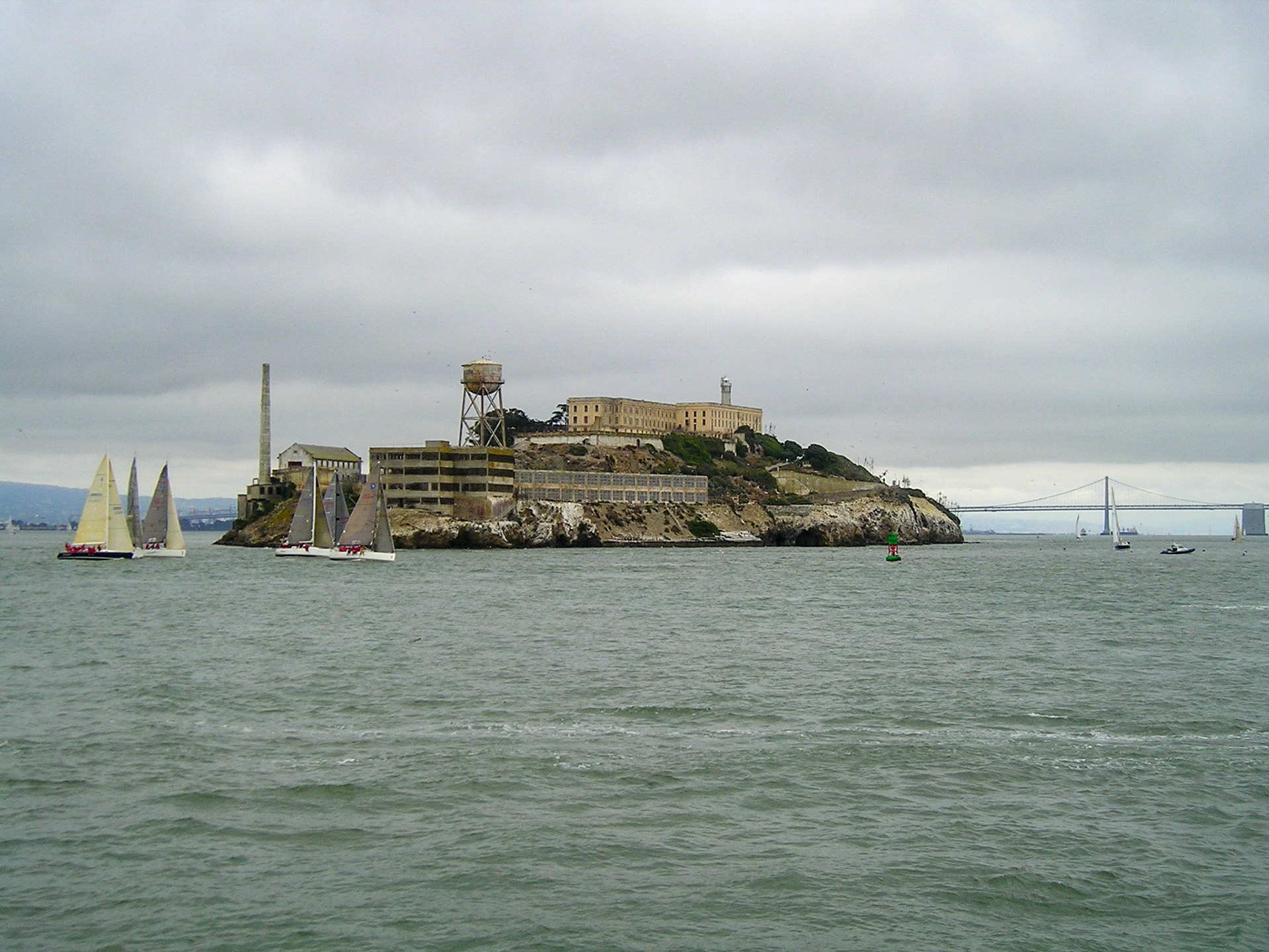 View towards Alcatraz, San Francisco