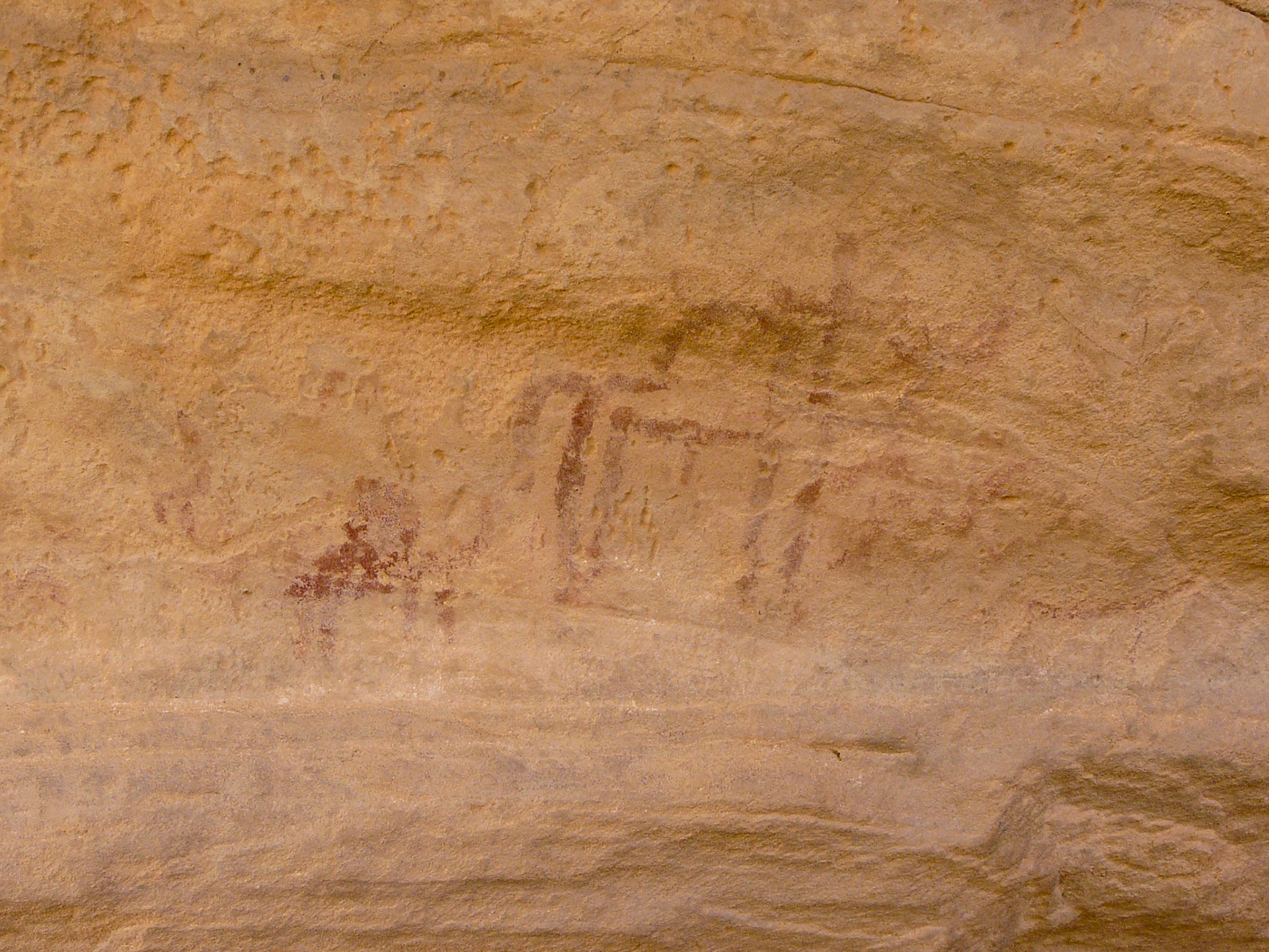 Painting of camel, Northern Akakus