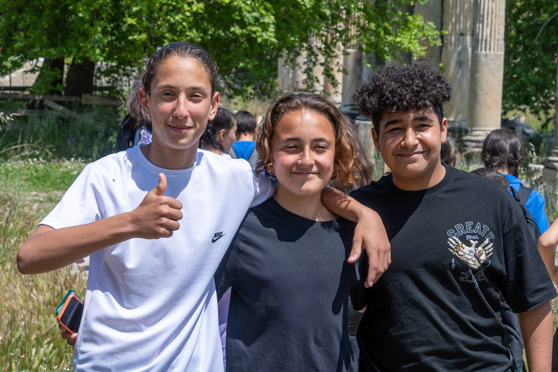 Schoolboys, Aphrodisias, Turkiye