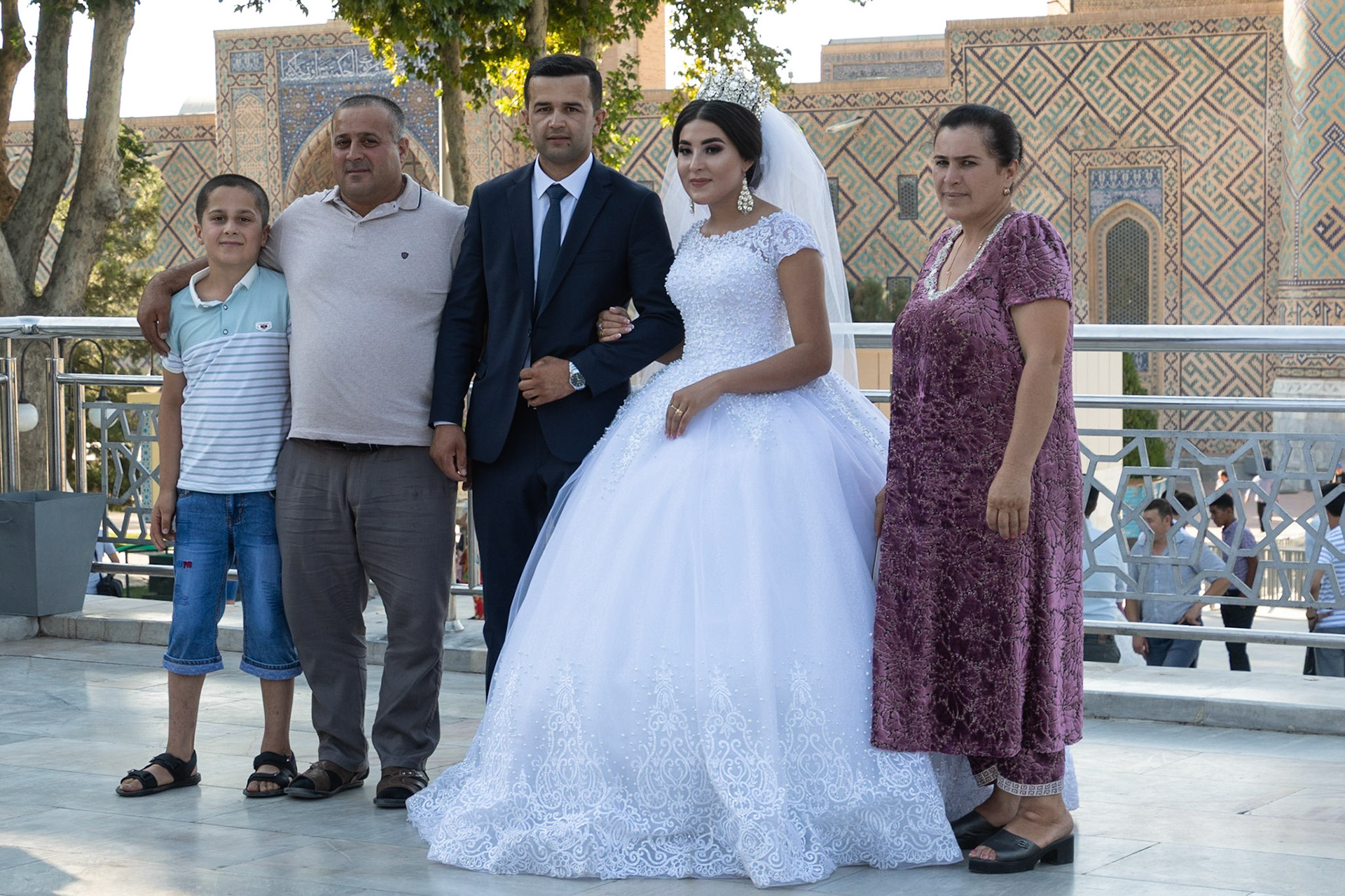 Wedding party, Samarkand, Uzbekistan