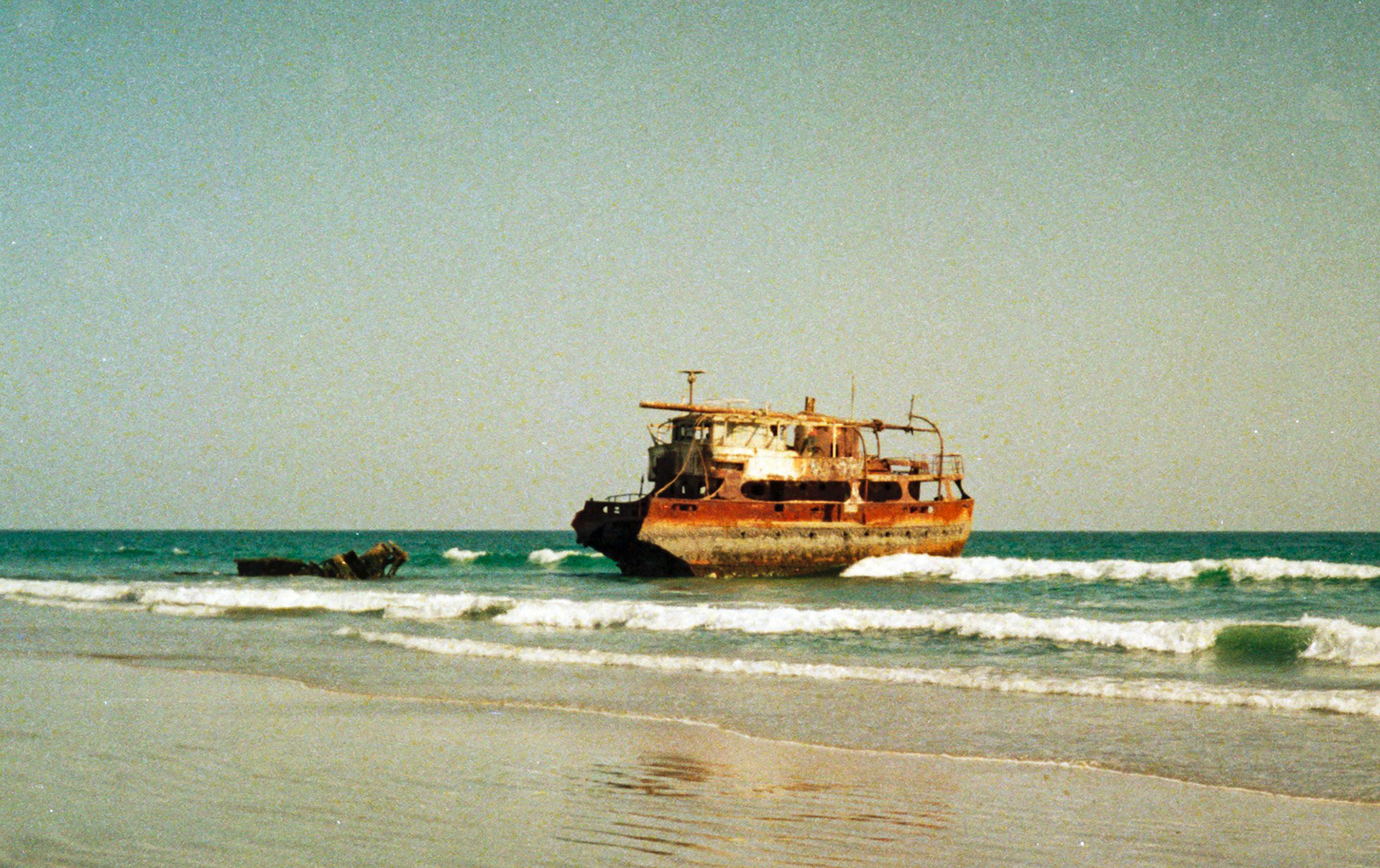 Shipwreck, near Wahiba Sands