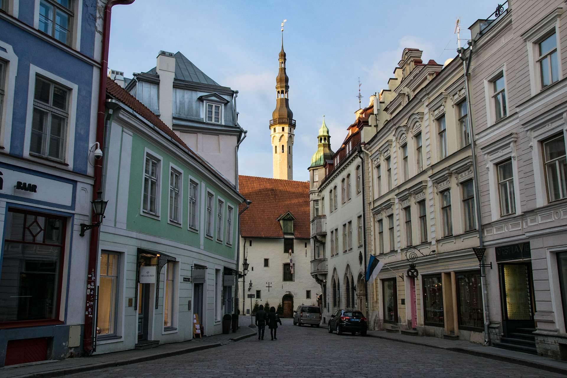 View towards Town Hall, Tallinn