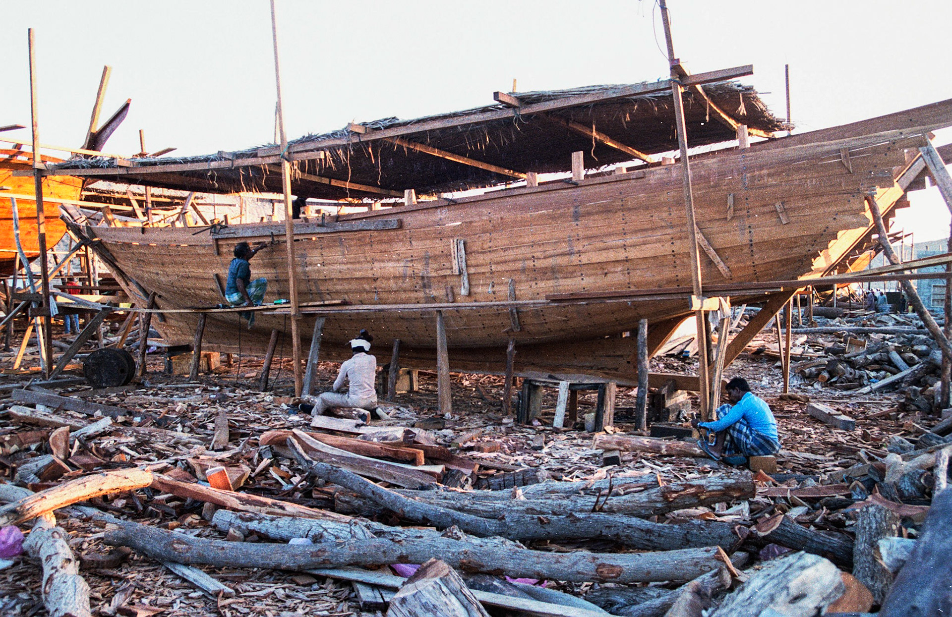Traditional dhow building, Sur