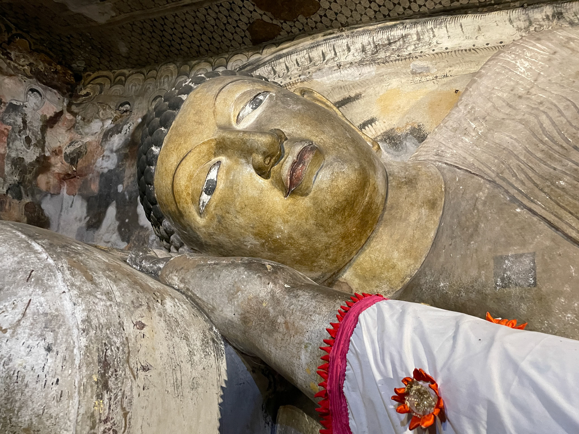 Cave Temple, Dambulla (dating from 1st C BC)