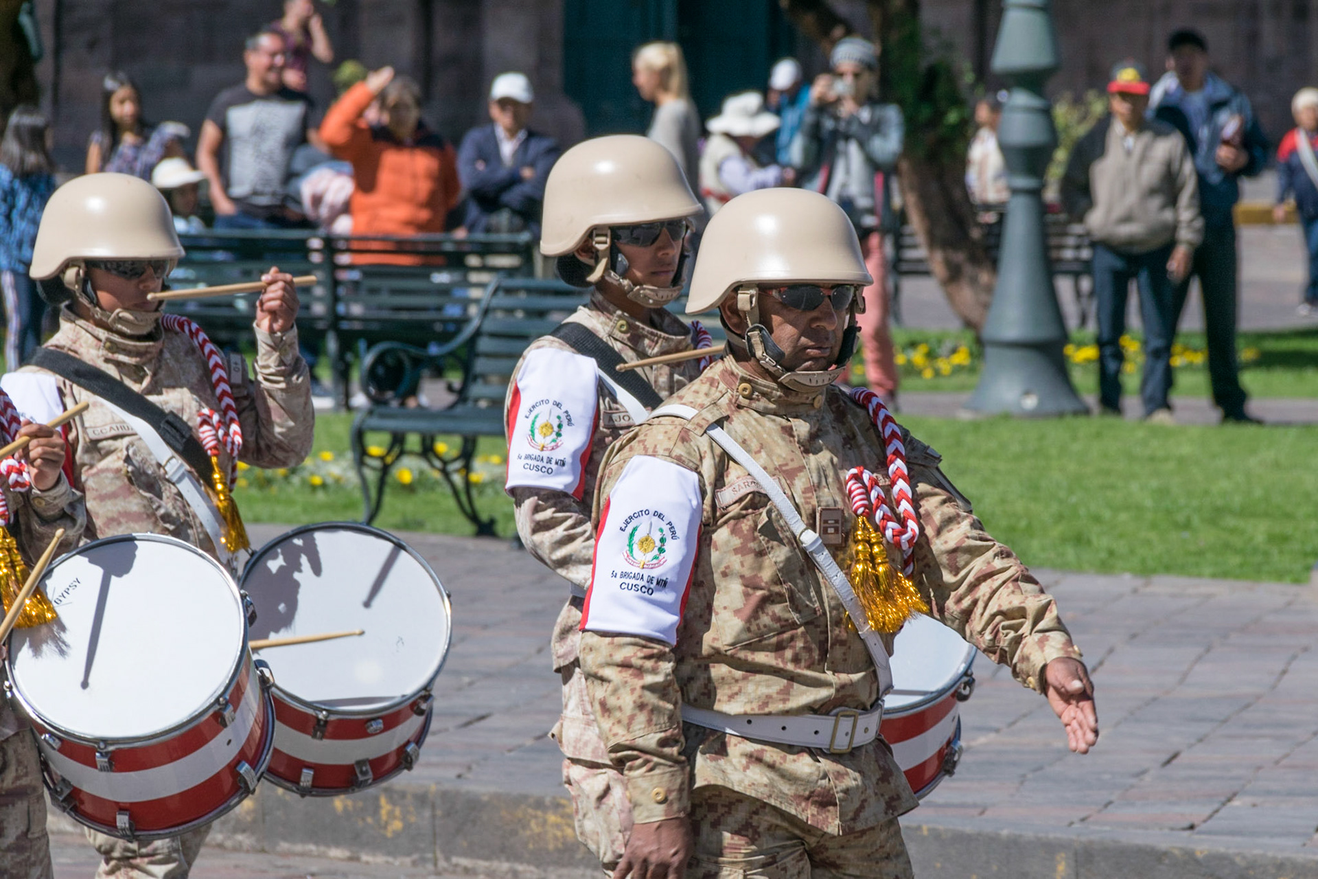 Military parade, Cusco