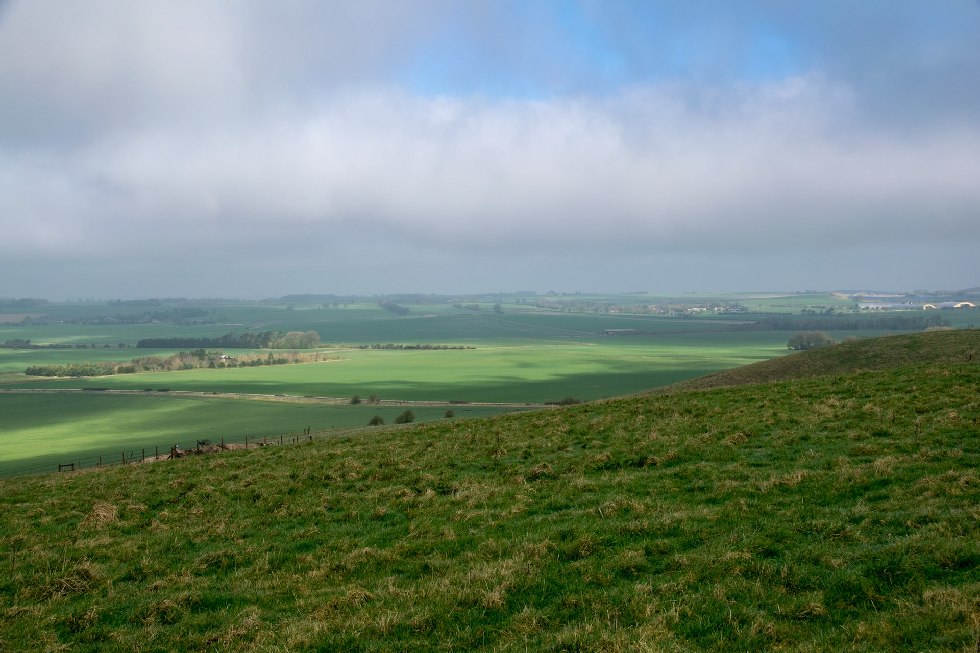 View from path, Winterbourne Monkton