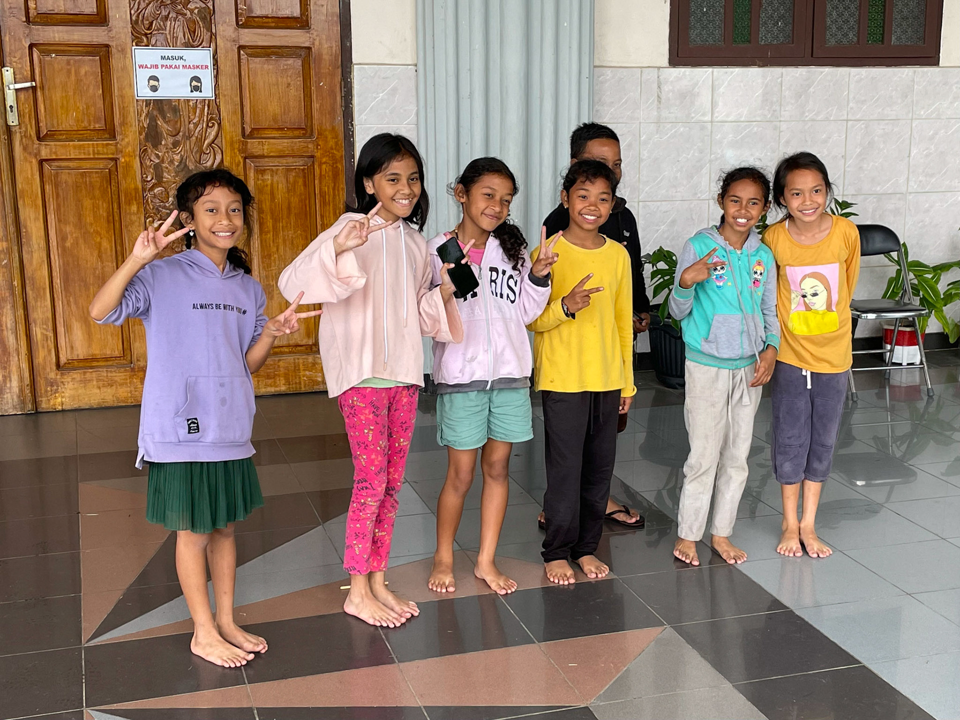 Young children, Ruteng, Indonesia