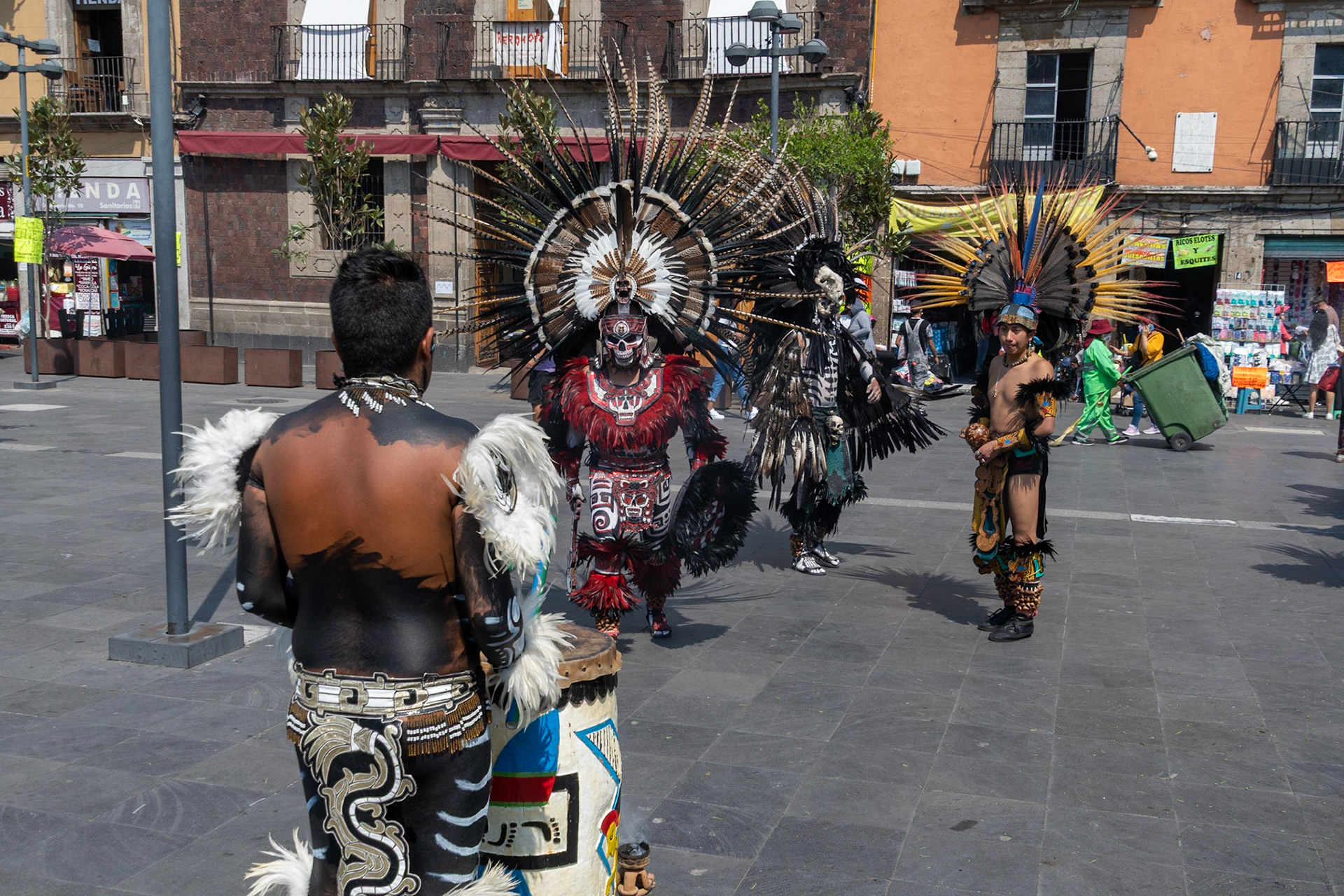 Aztec dancers, Mexico City, Mexico