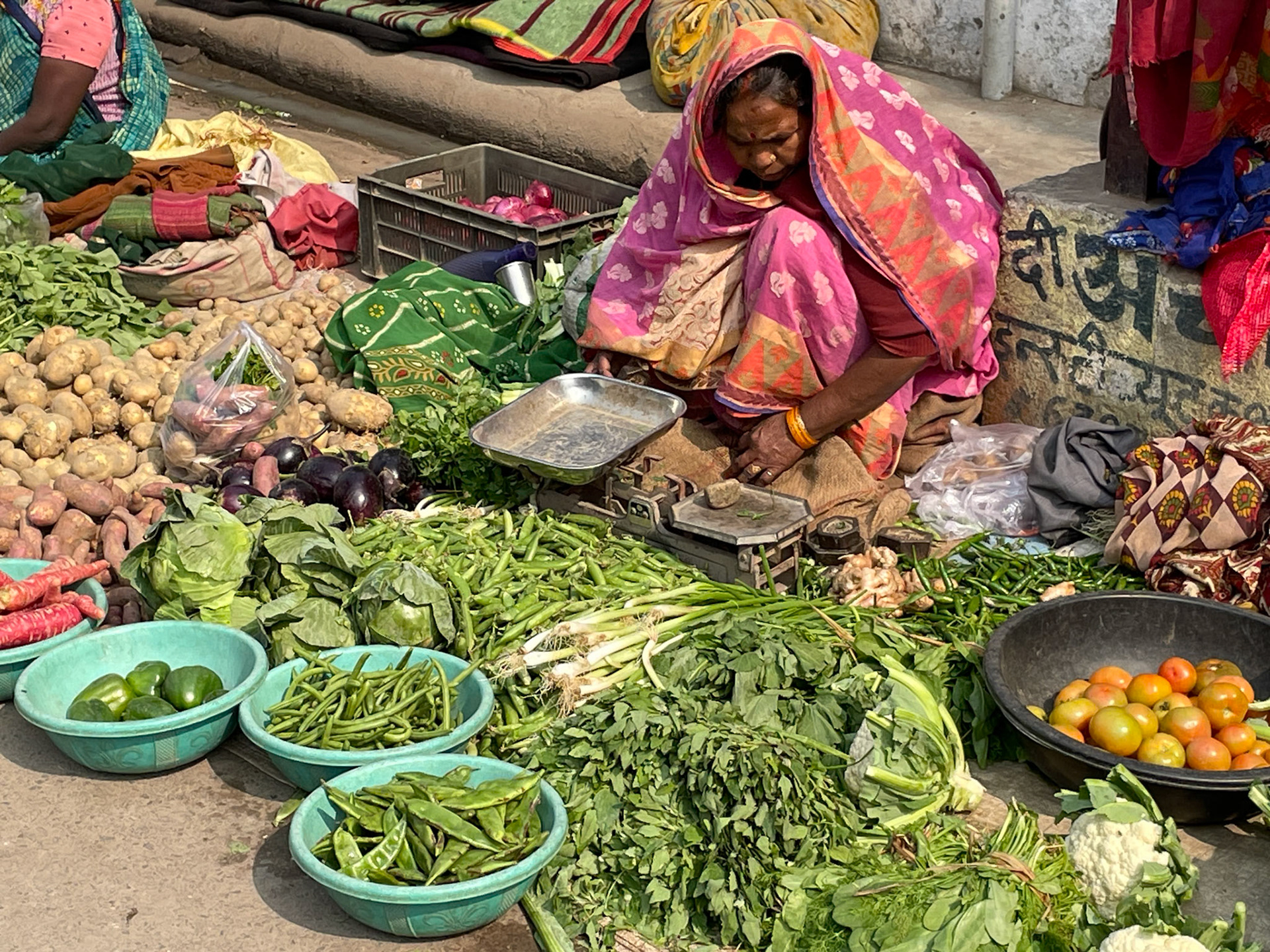 Vegetable seller, Varanasi