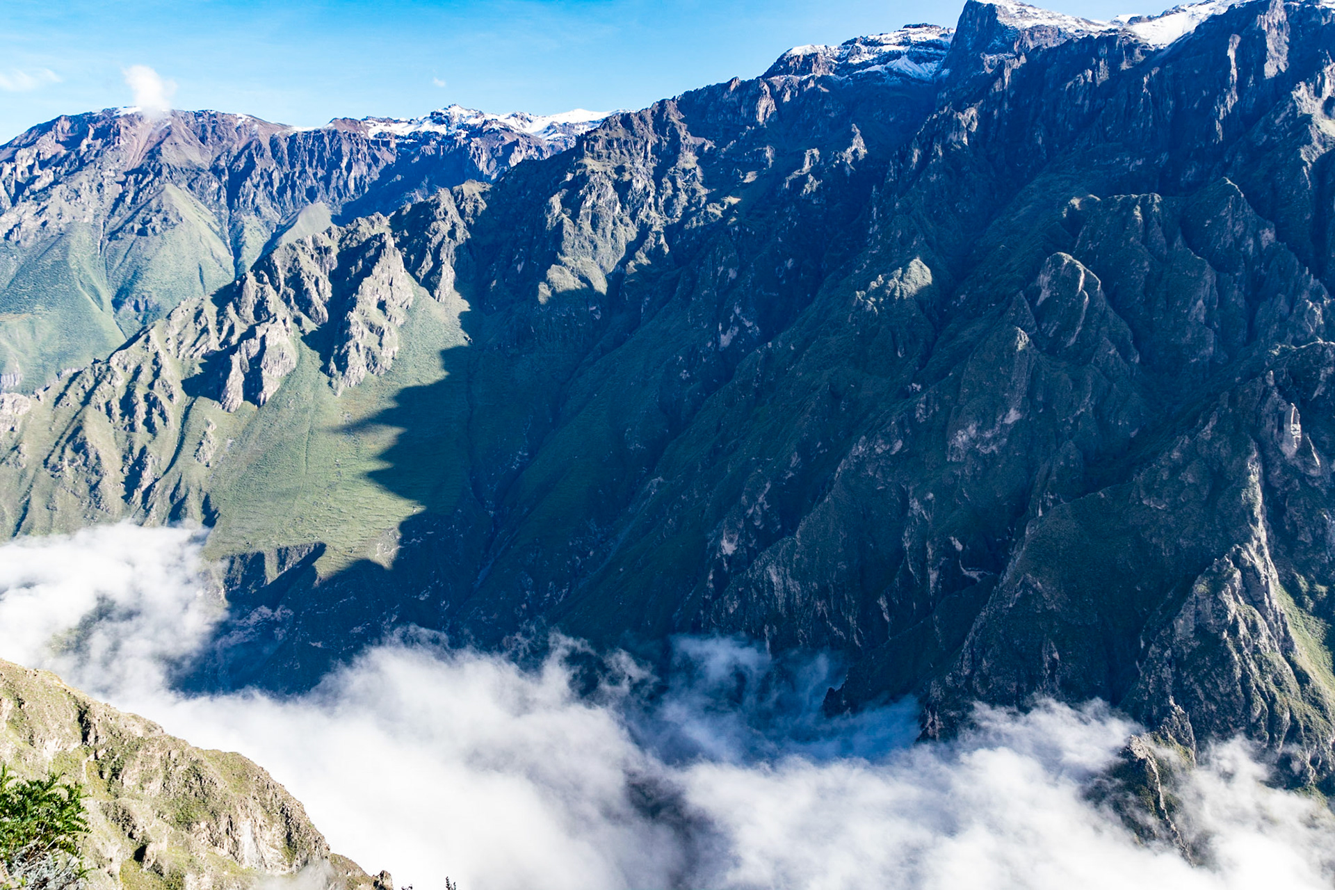Mist-filled Colca Canyon