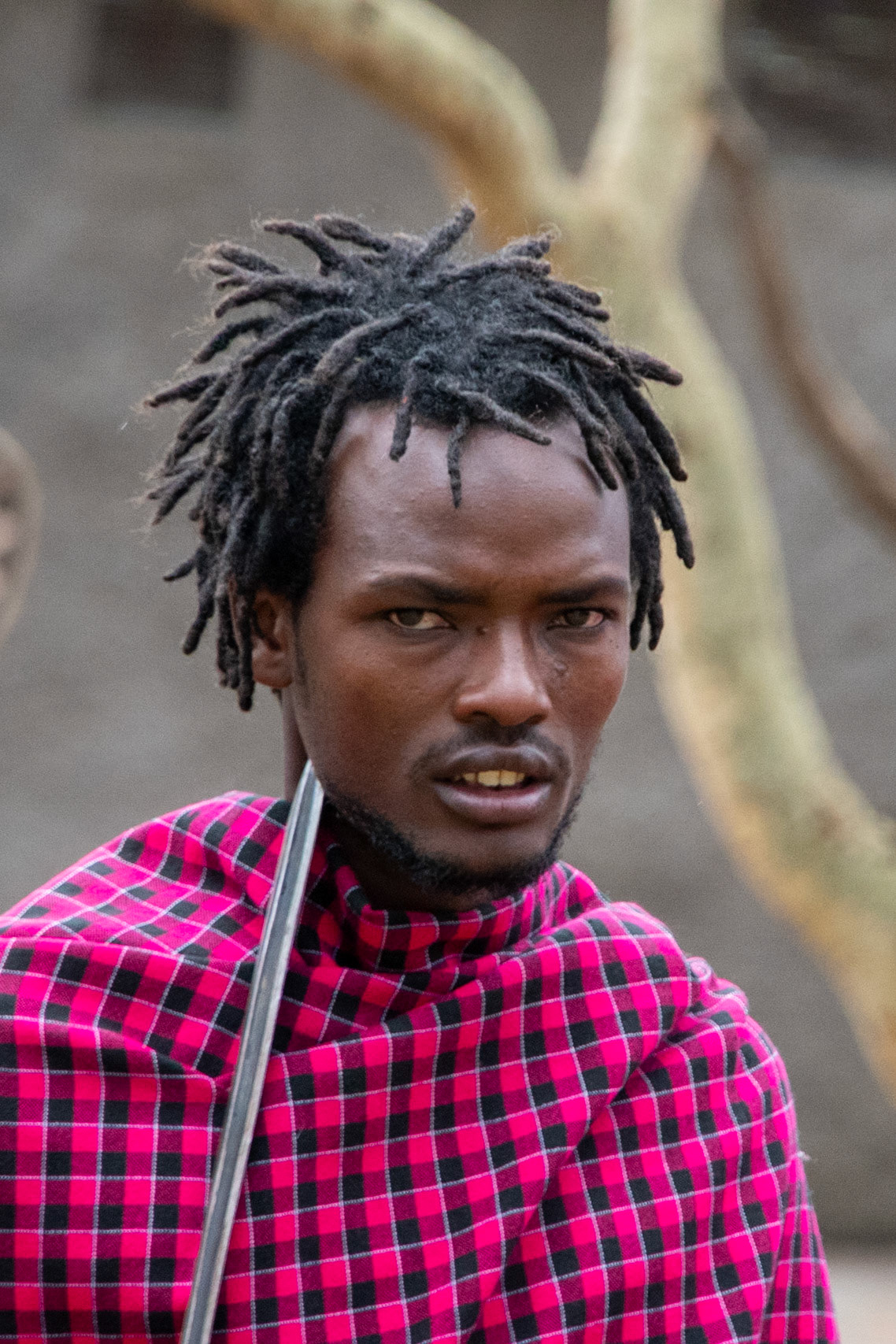 Maasai Warrior, Maasai Village, Tepesua, Kenya
