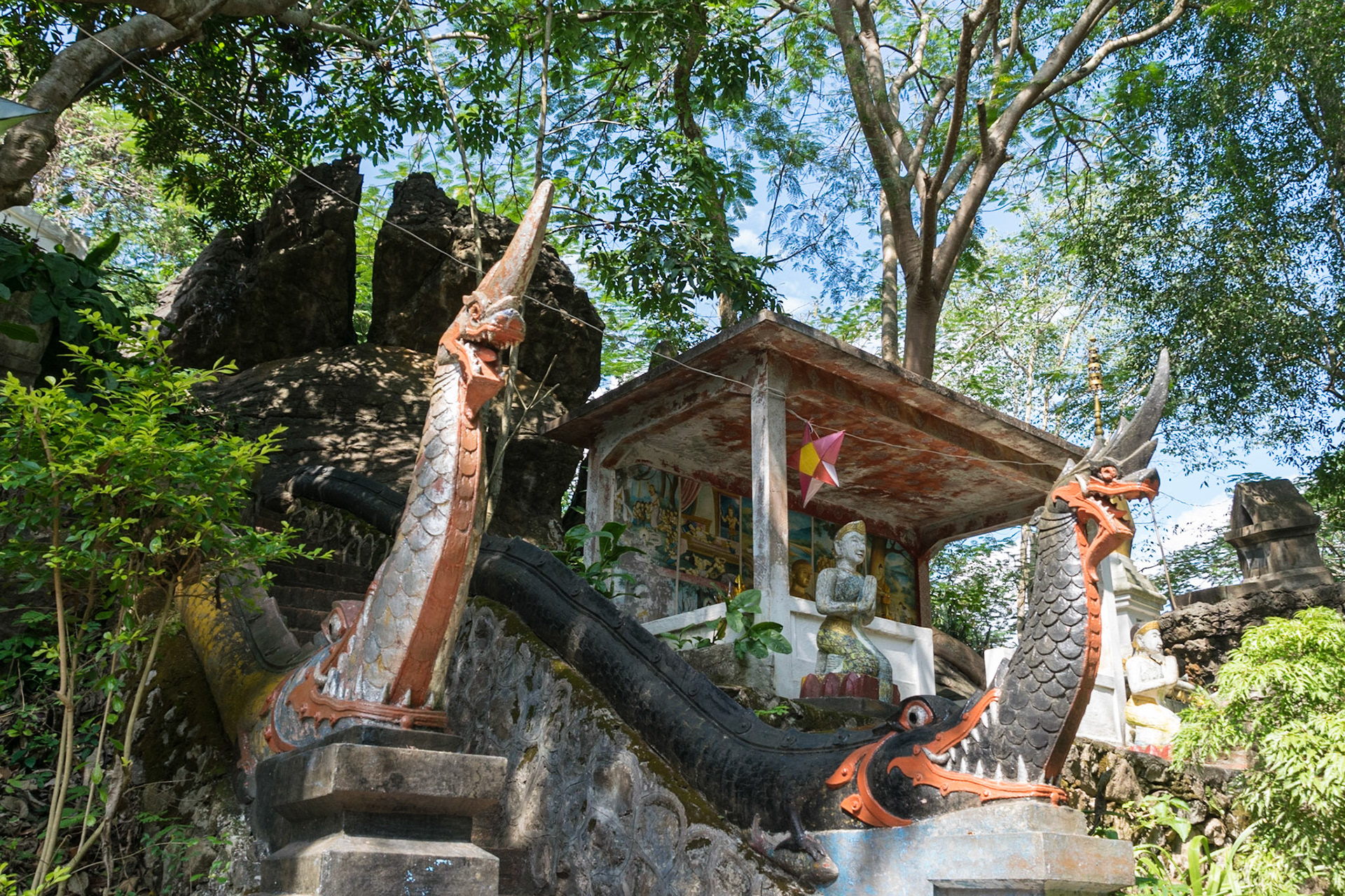 Temple, Phousi Hill, Luang Prabang