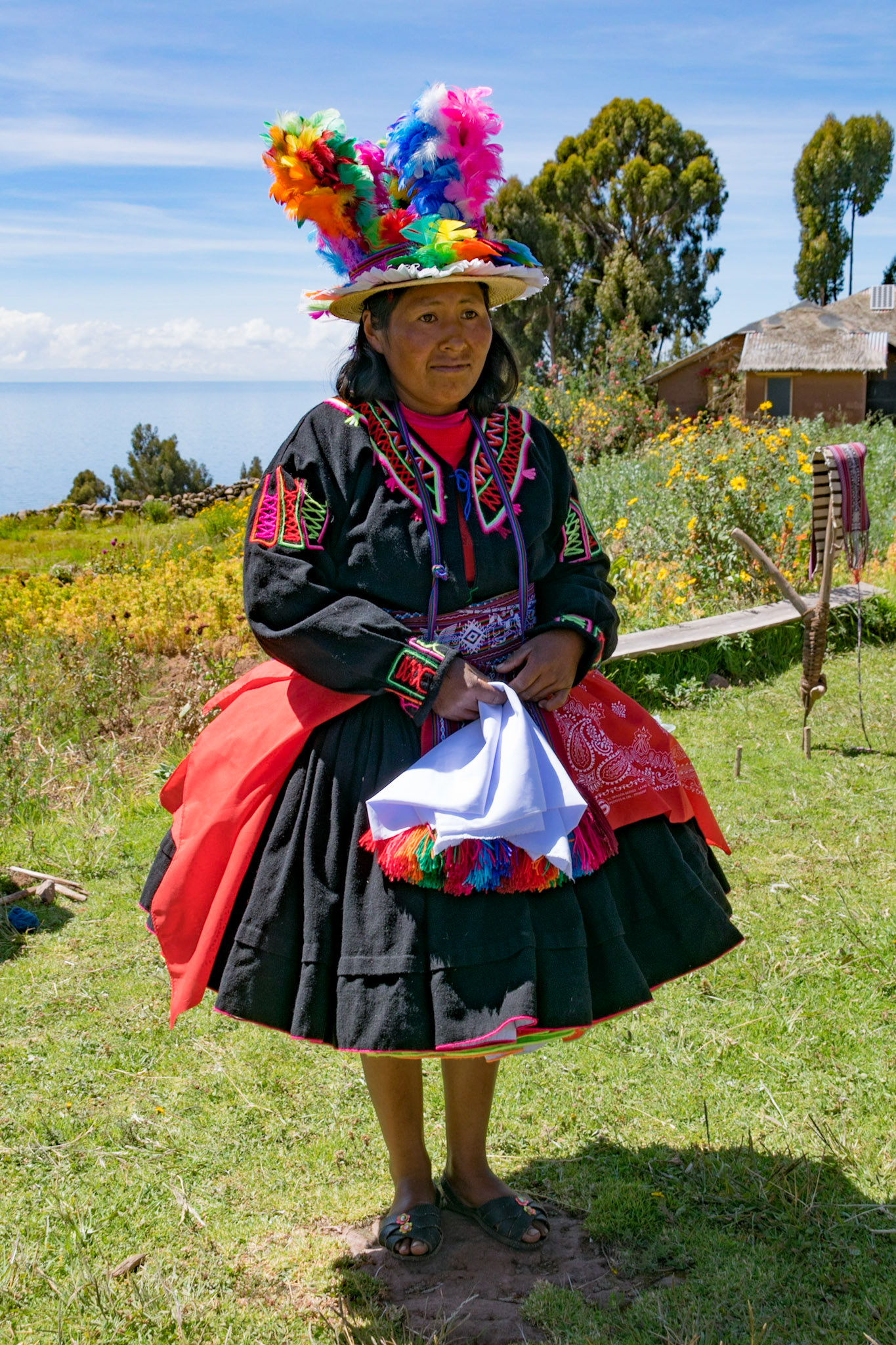Dancer, Taquile Island, Lake Titicaca, Peru