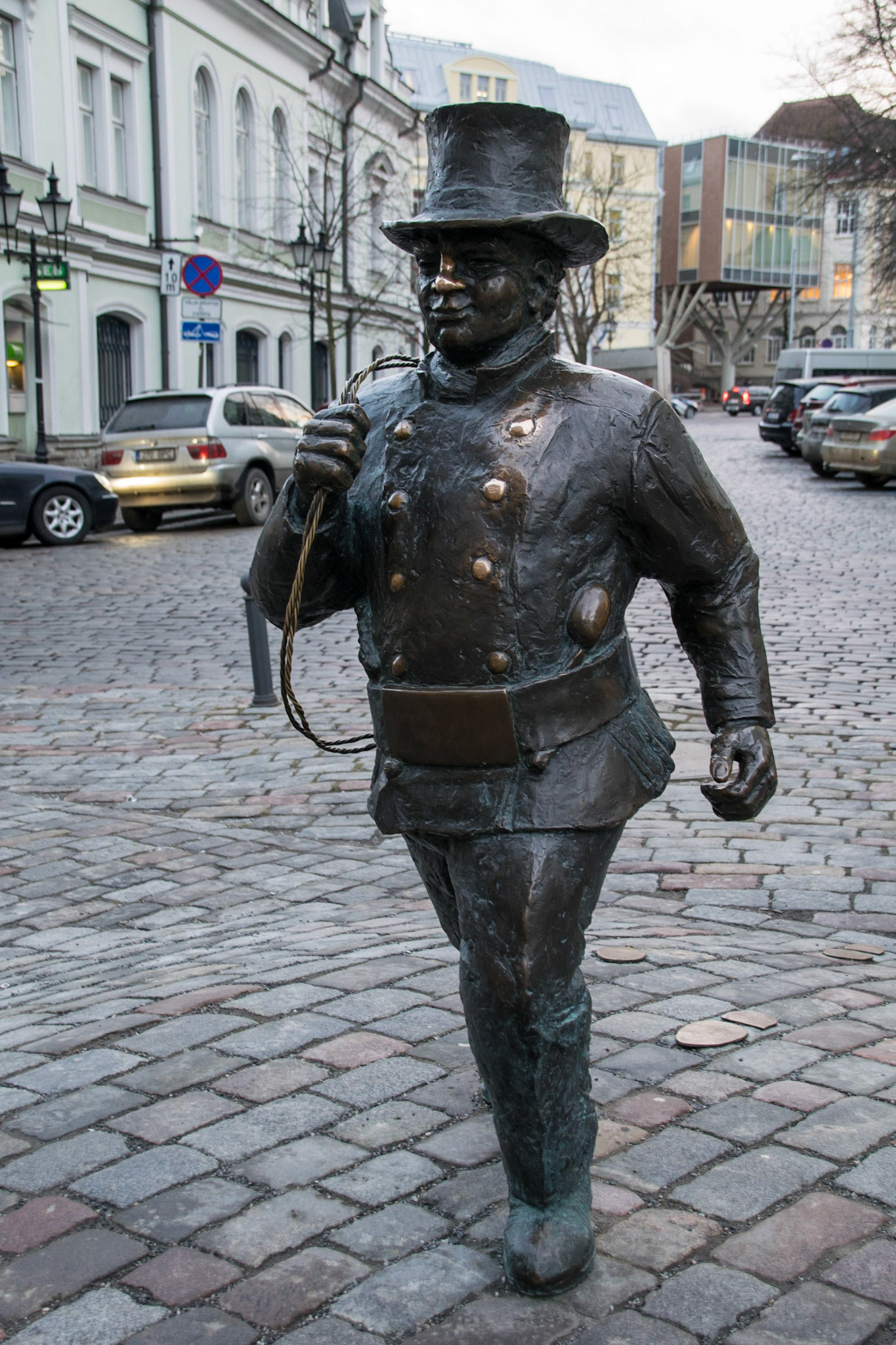 Statue of Lucky Chimney Sweeper, Tallinn, Estonia