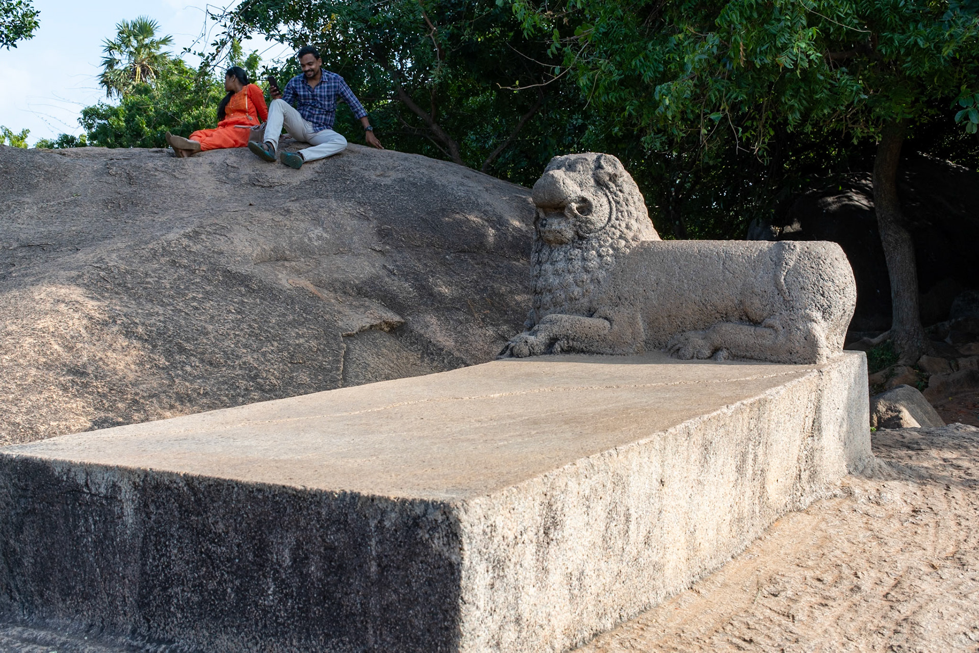 Lion Throne, Mahabalipuram