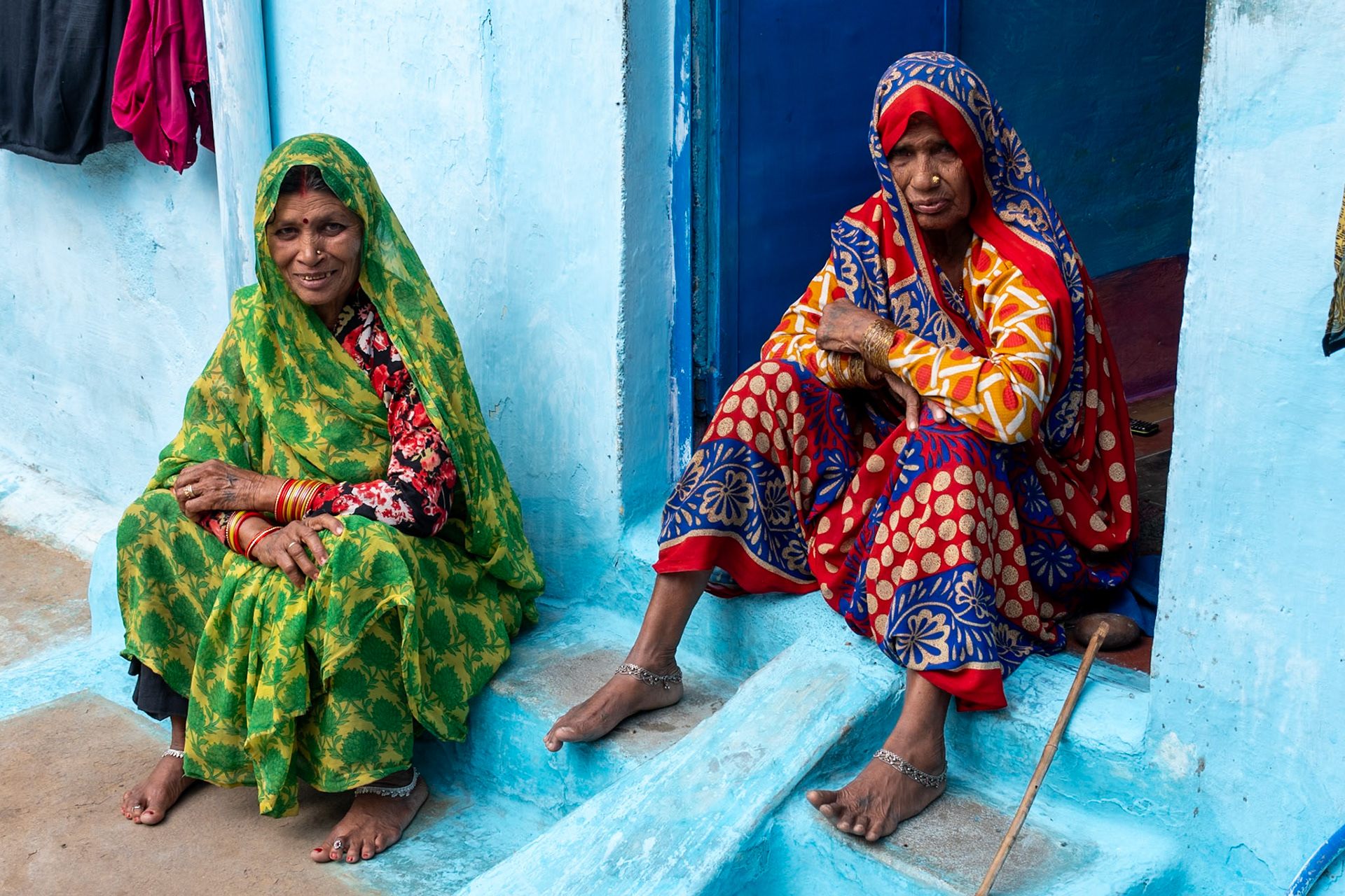 Village ladies, Khajuraho, India, 2024