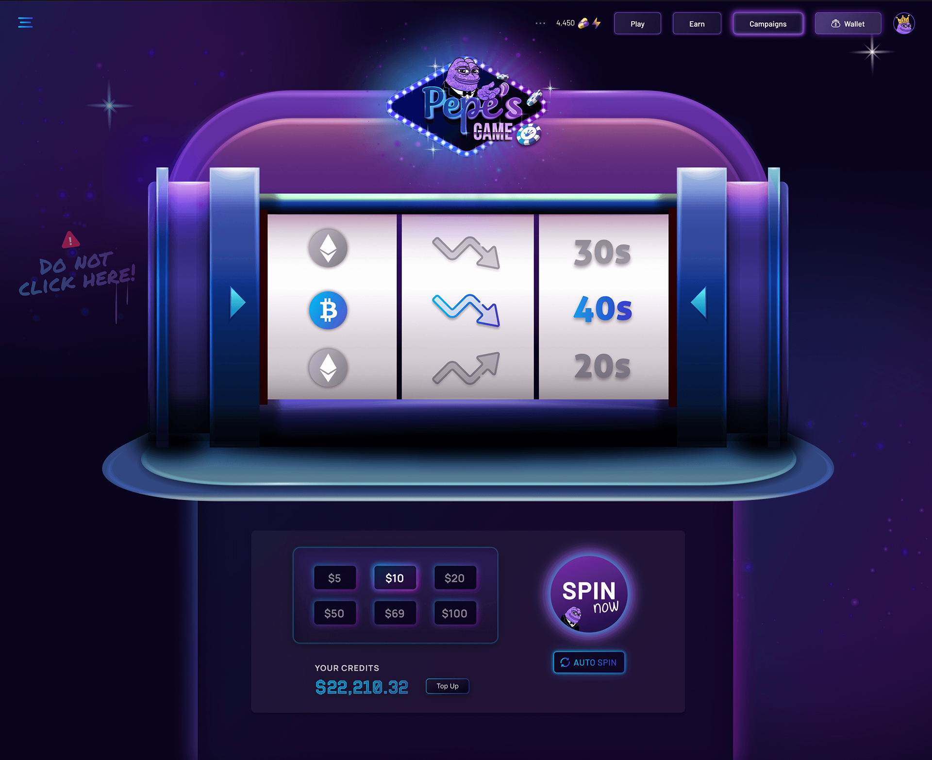 Pepe's Game Slot