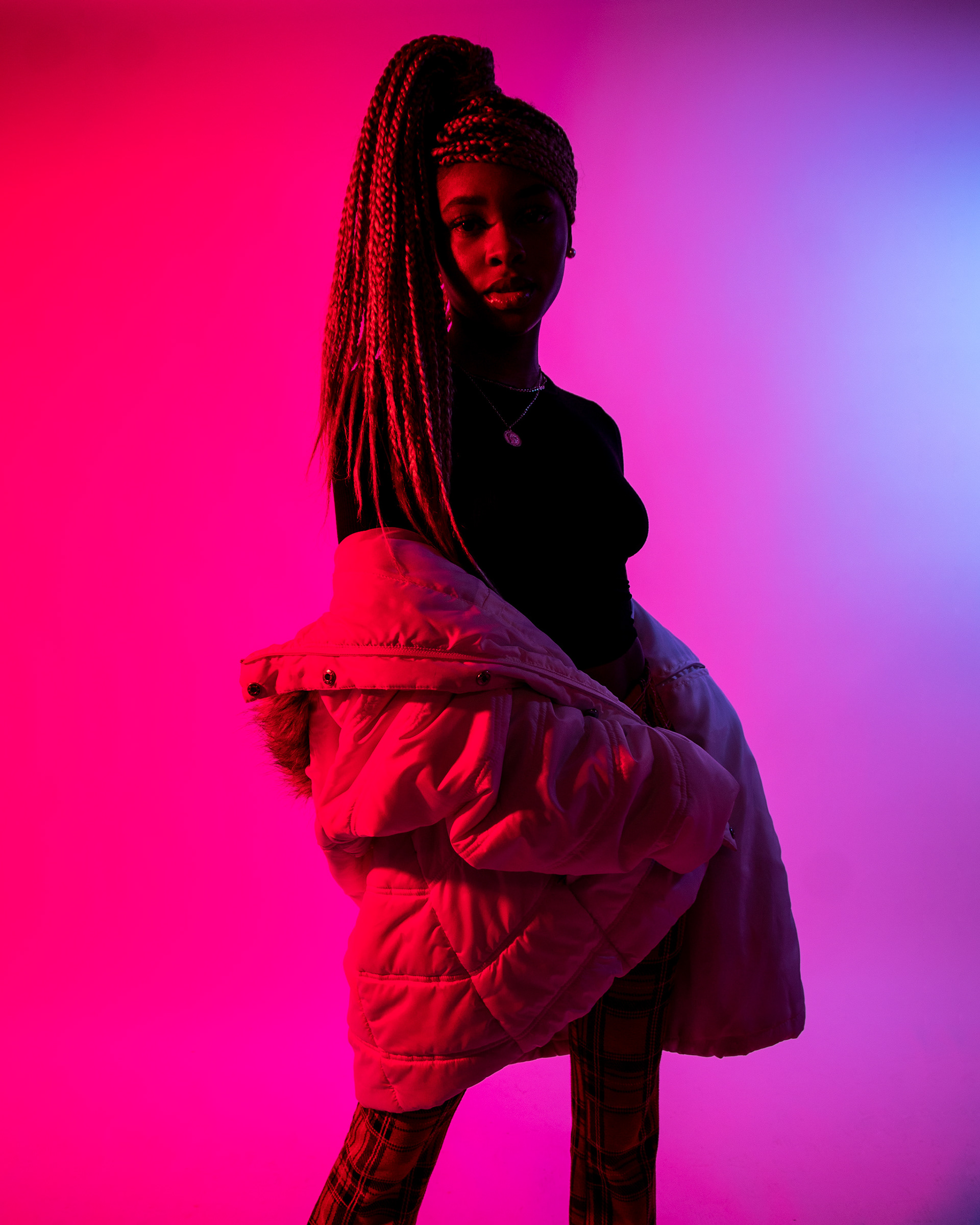 A color study of hues and saturation