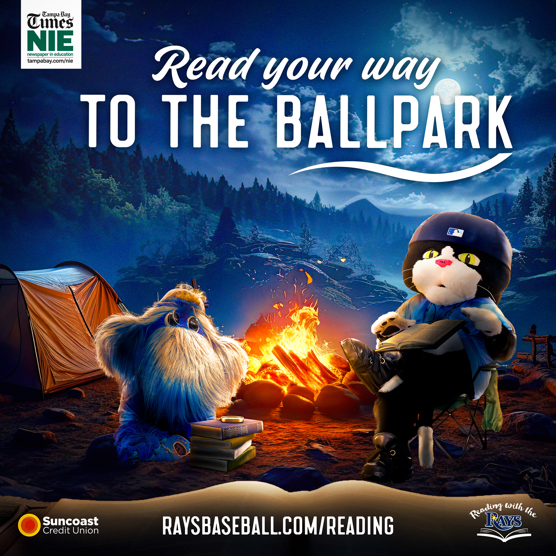 Newspaper Ad for Reading With the Rays