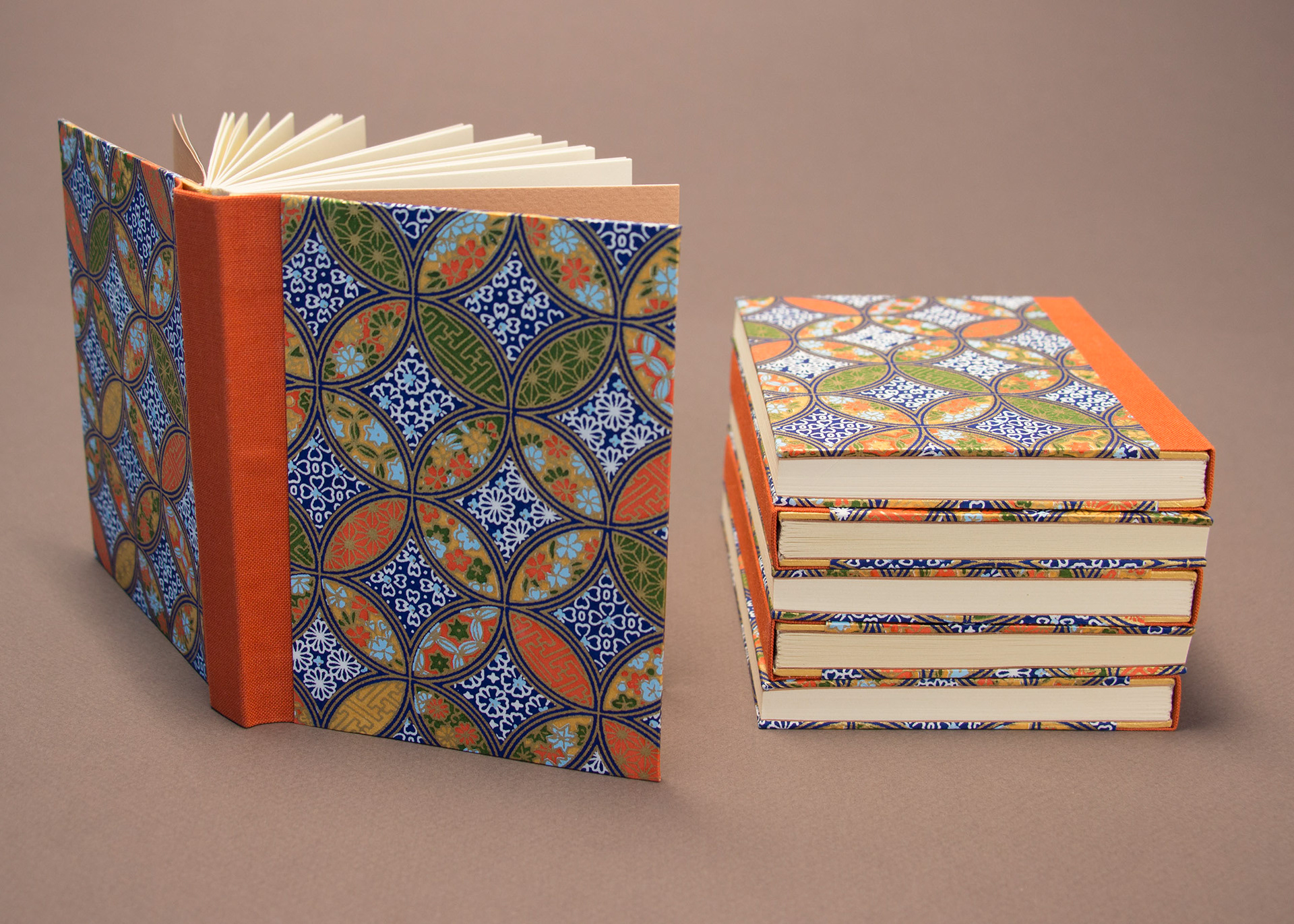sewn boards binding - linen variations — paperiaarre
