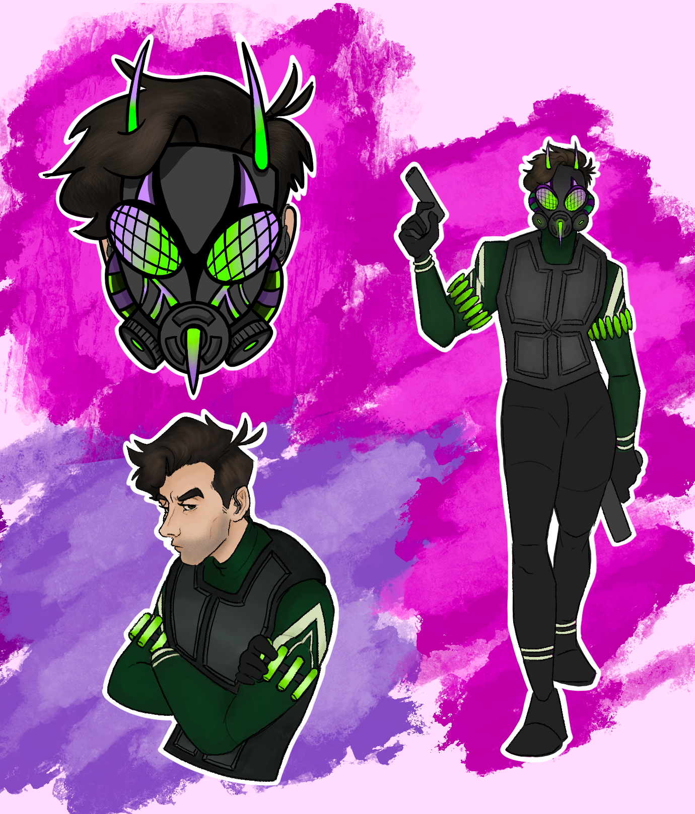 Robert Lye AKA "Probo" Character Collage | Fly Away With Me