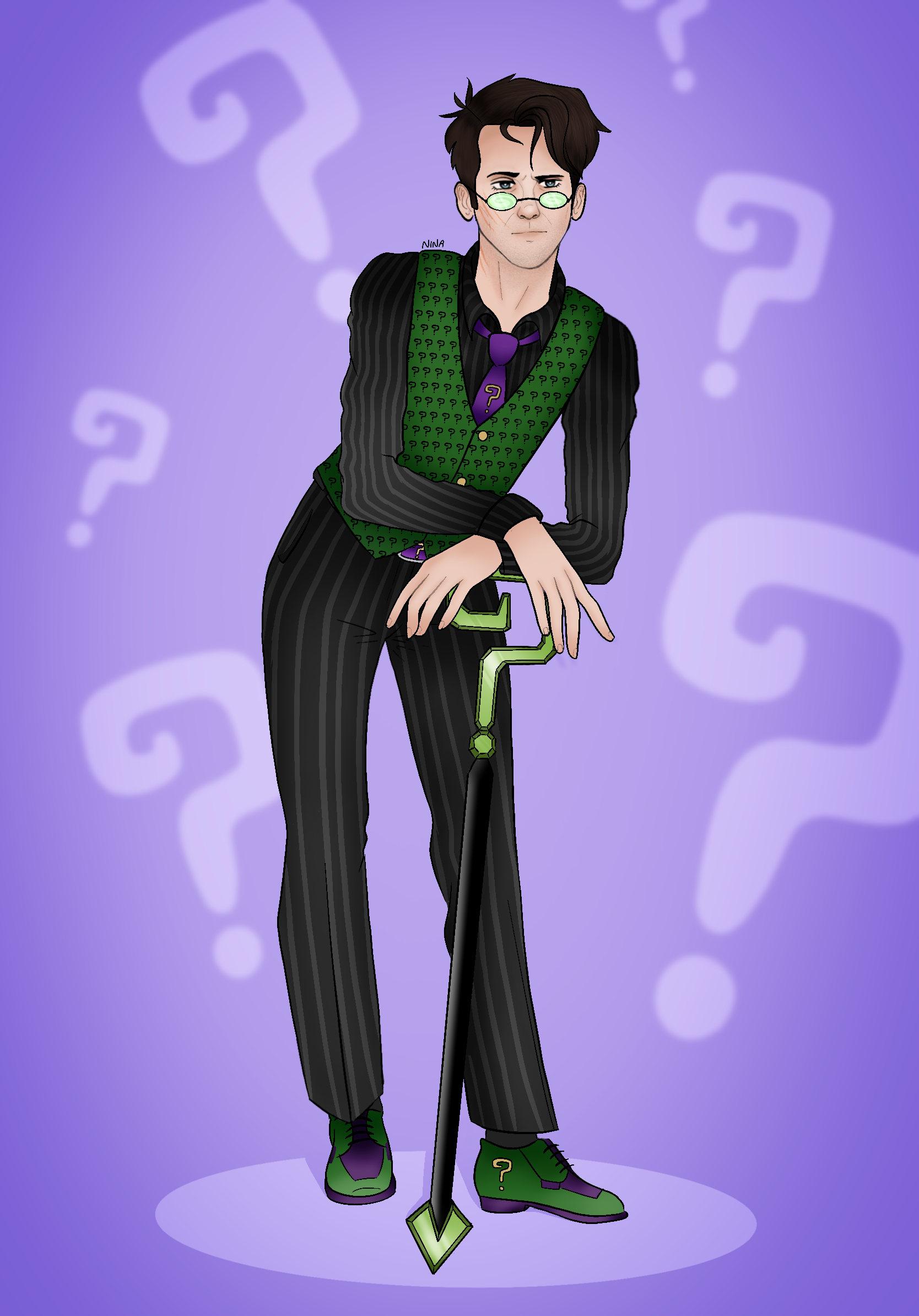 Original Arkham-verse Riddler Design