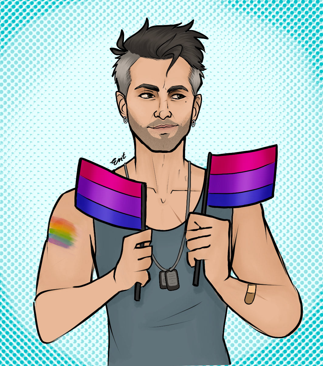 Jason Nestor shows his Pride