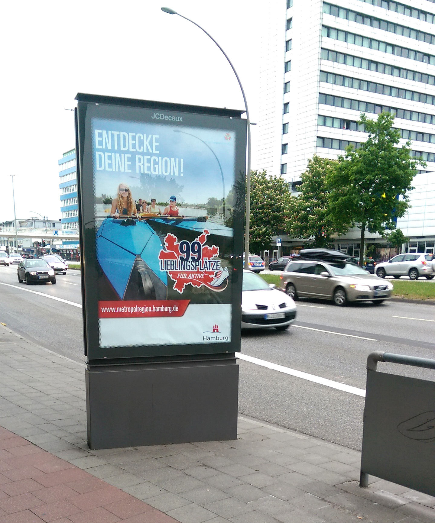 Hamburg Marketing GmbH // 99-Lieblingsplätze-Kampagne City-Light