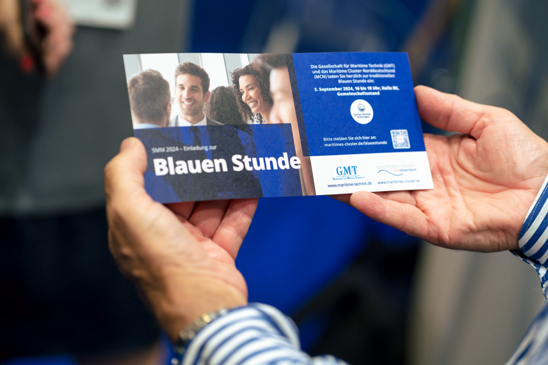 MCN// Flyer "Blaue Stunde"