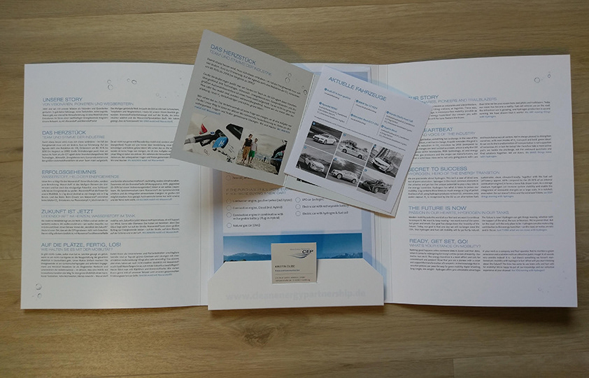 Clean Energy Partnership // Wasserstoff-Kampagne Sammelmappe