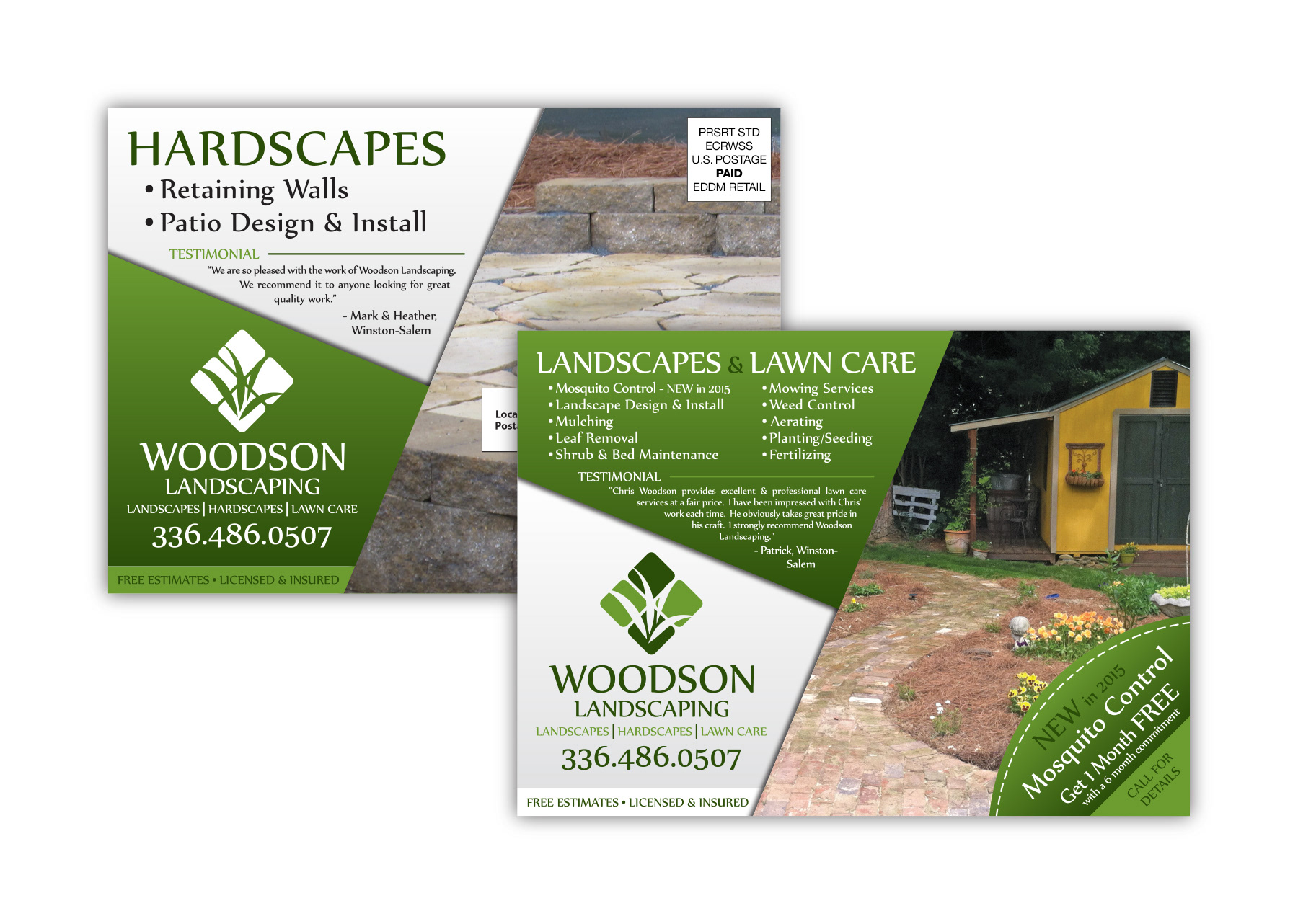 Woodson Landscaping - Mailer