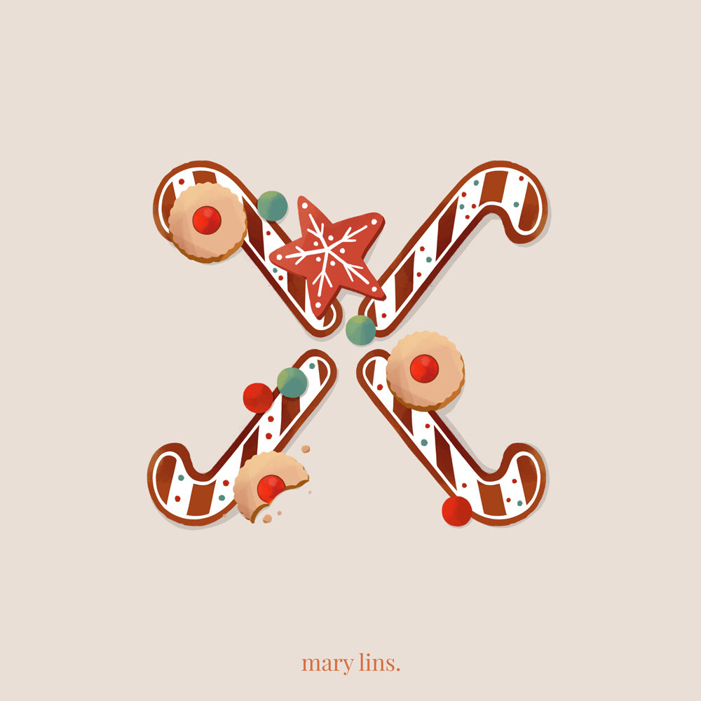 X for Xmas Cookies