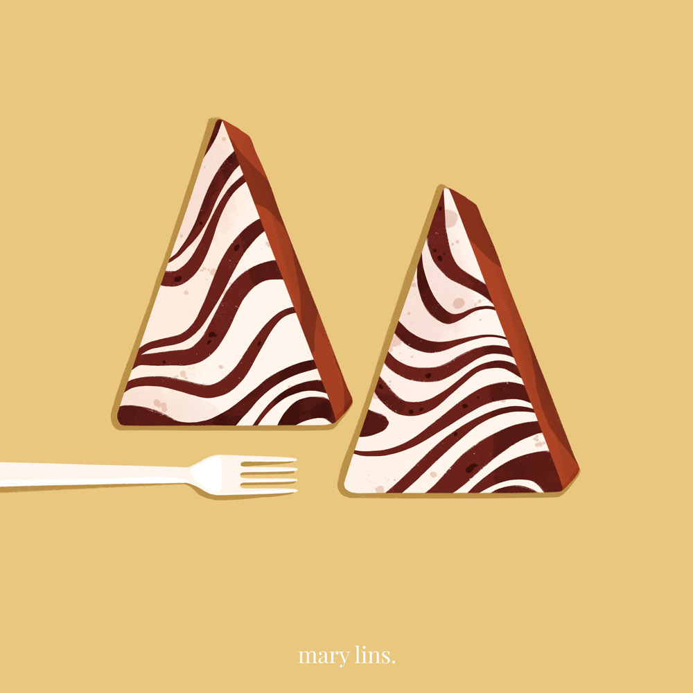 M for Marble Cake