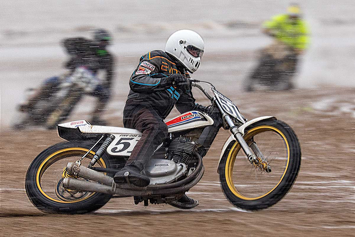 Mablethorpe sand racing.