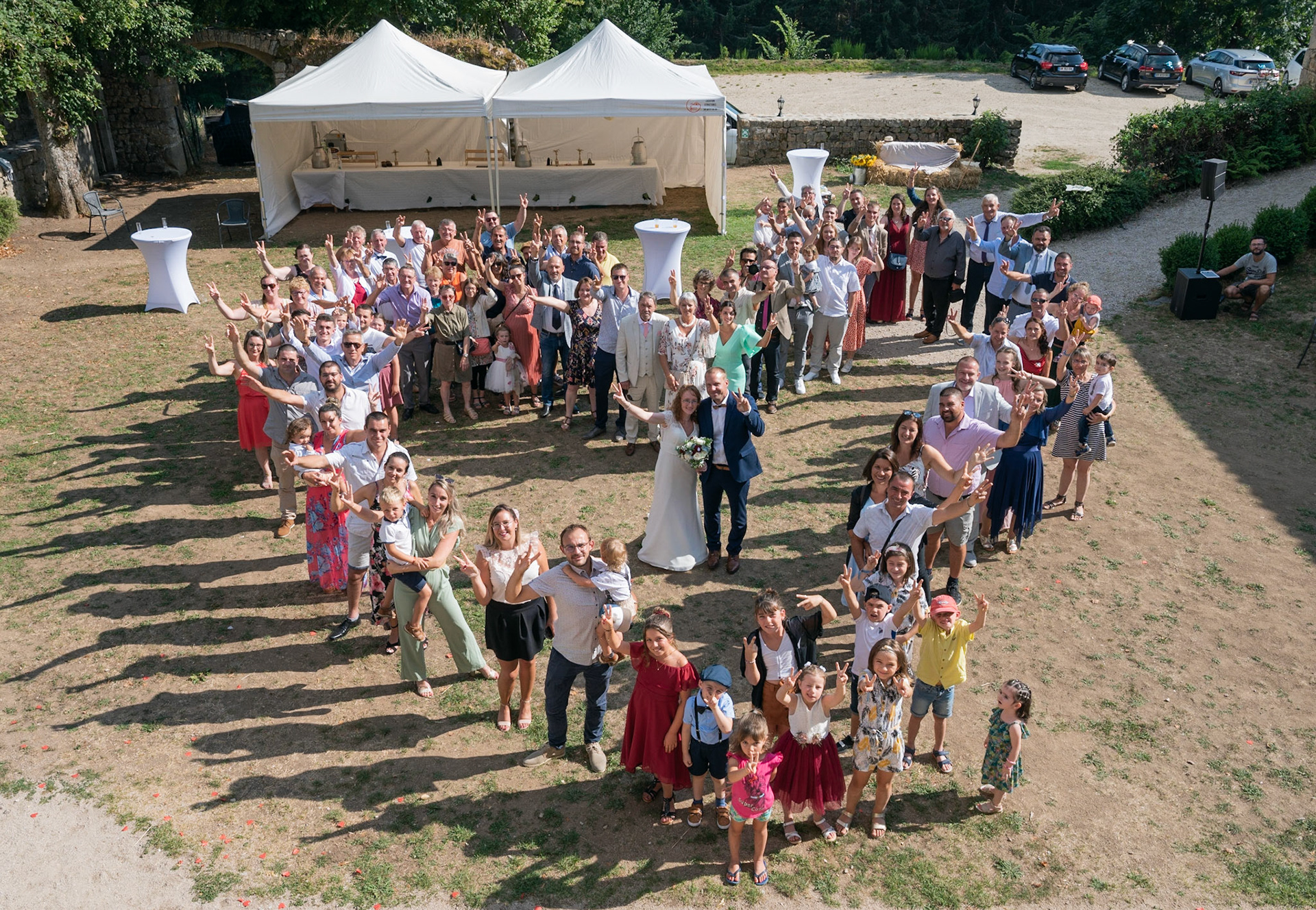 Mariage de Cécile et Mickael. FRANCE. Yaëlle FAU