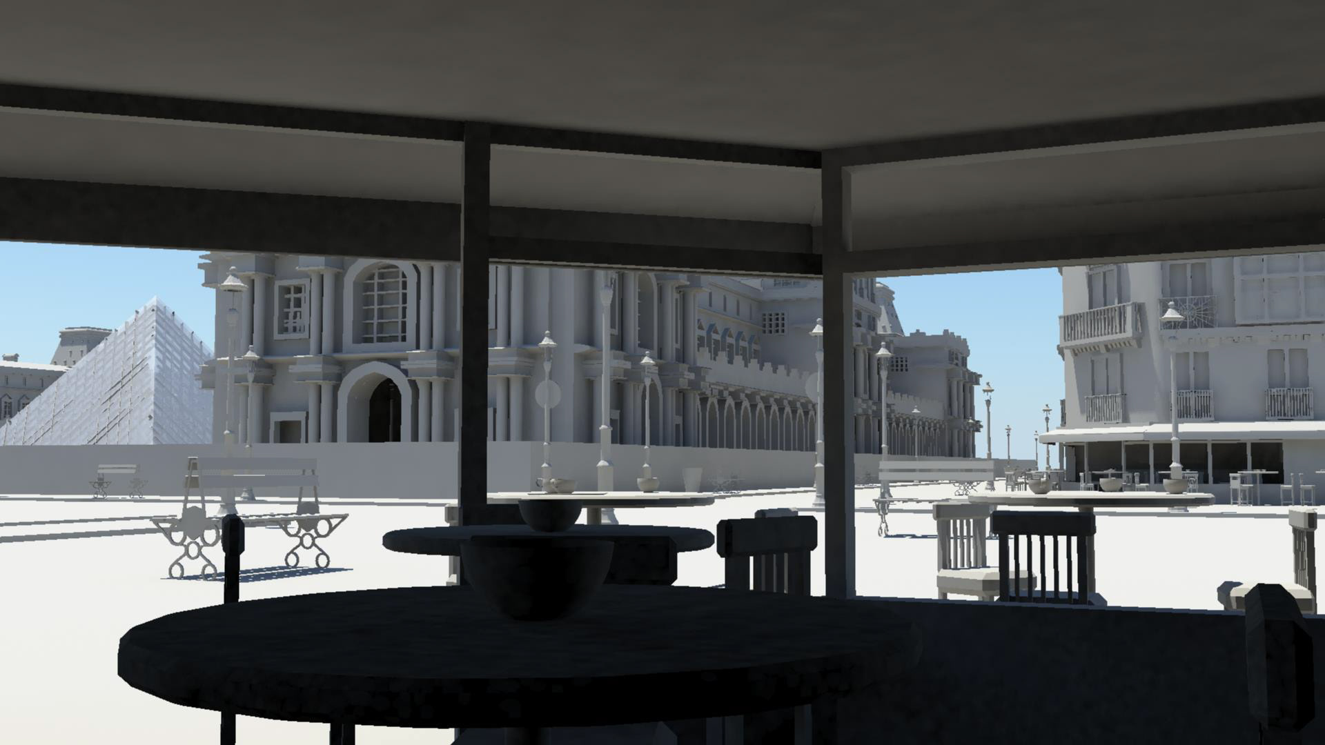 Paris Street - Inside Cafe
