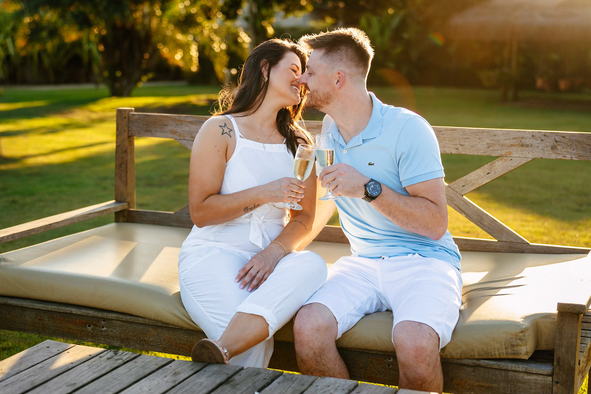 Ensaio fotográfico na praia em Porto Seguro
