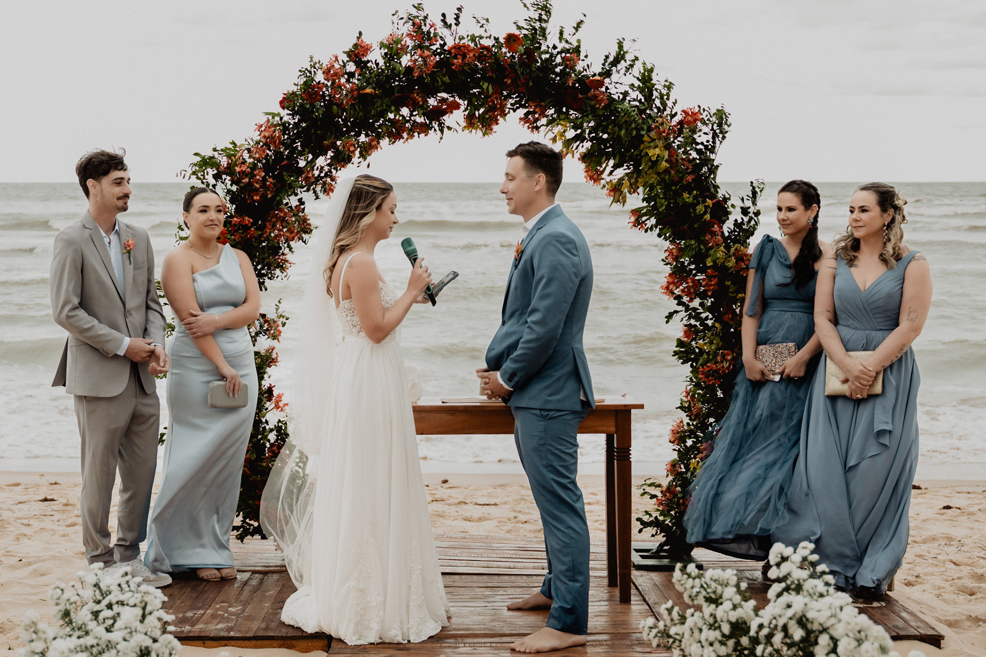 Cerimônia de Casamento na praia em Arraial D'Ajuda Bahia