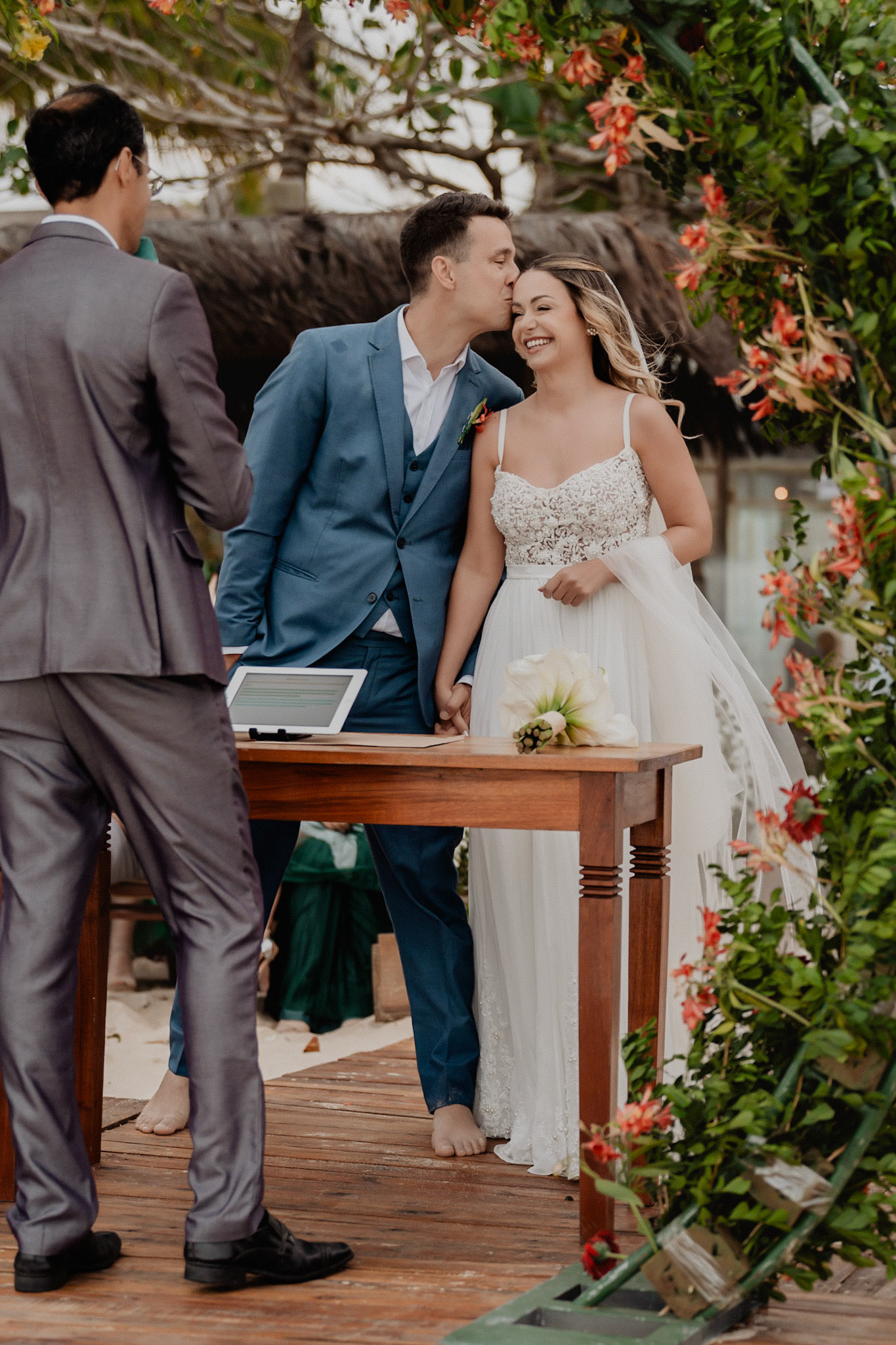Cerimônia de Casamento na praia em Arraial D' Ajuda Bahia