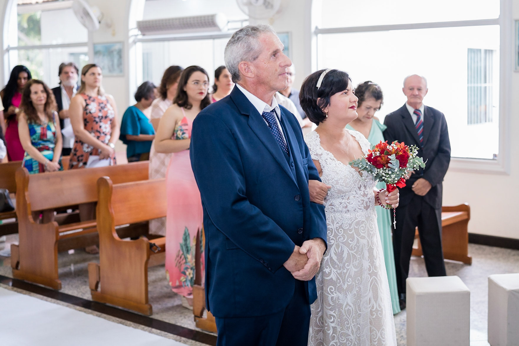 fotografia de casamento na igreja em Porto Seguro