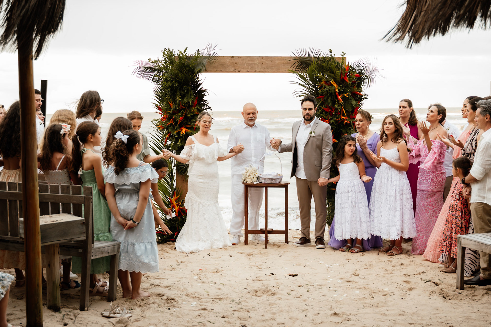 Cerimônia de Casamento na praia em Arraial D' Ajuda Bahia