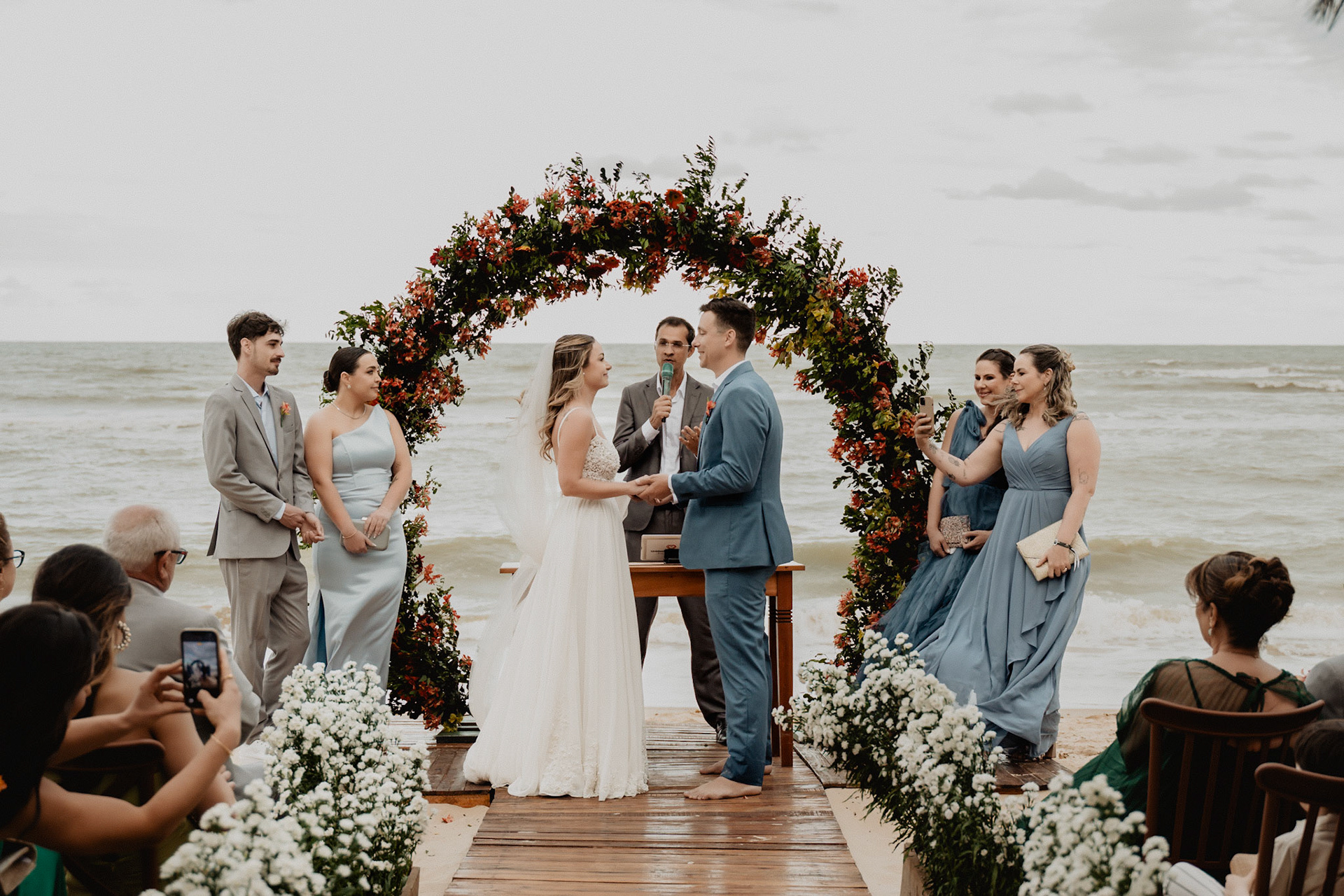 Cerimônia de Casamento na praia em Arraial D' Ajuda Bahia