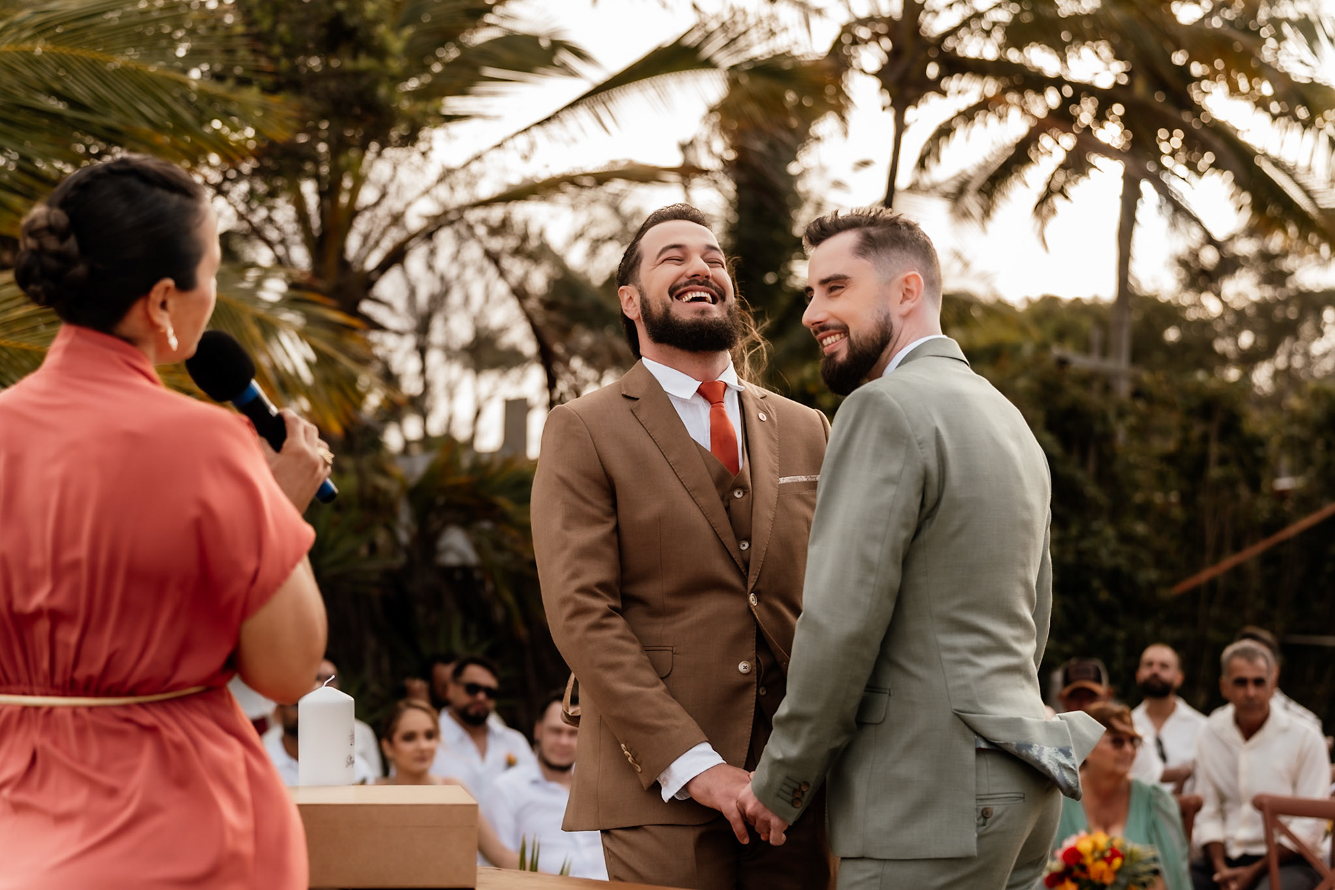 Cerimônia de Casamento homoafetivo em Arraial D'Ajuda Bahia